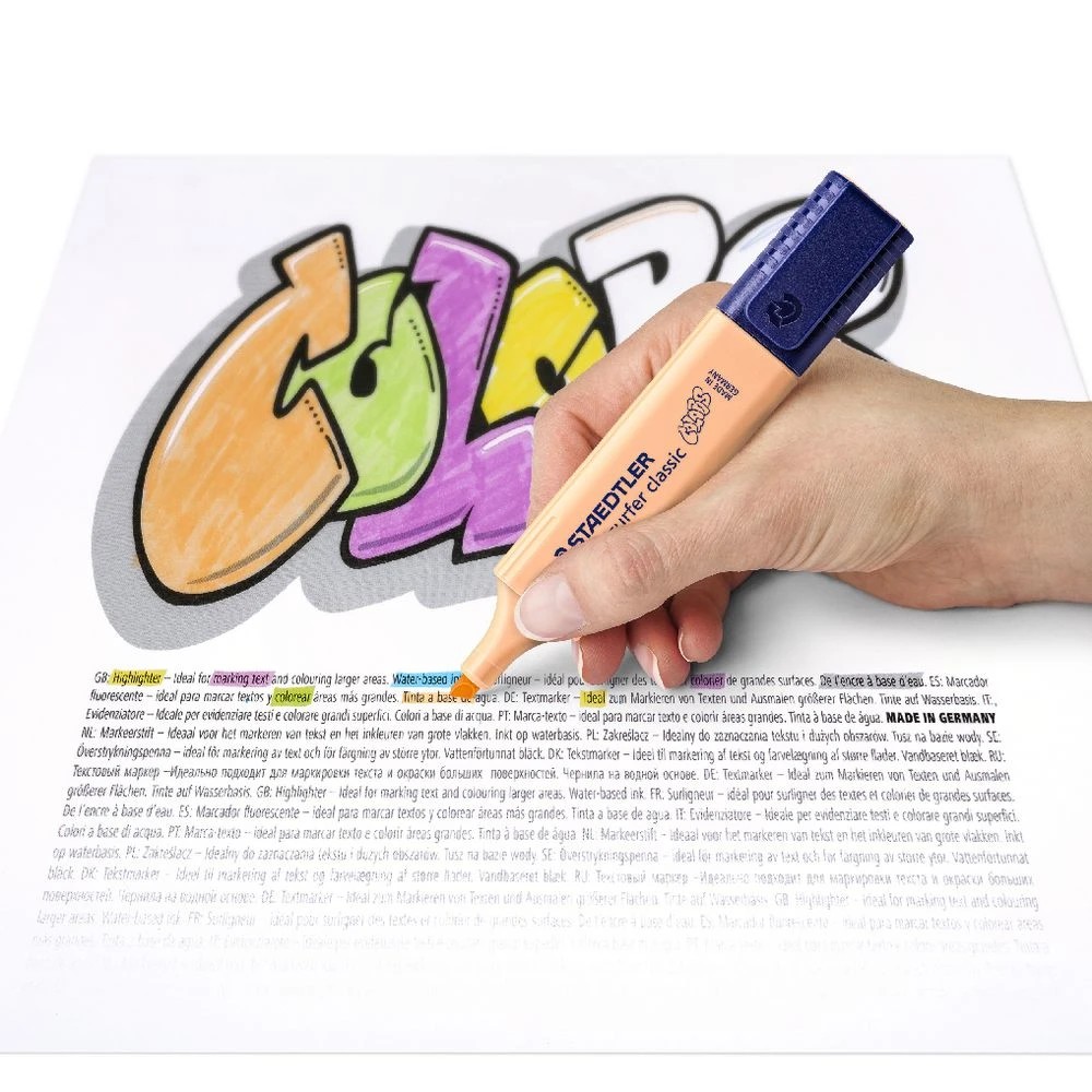 6 Staedtler Textsurfer Highlighter Peach, 6 of 9