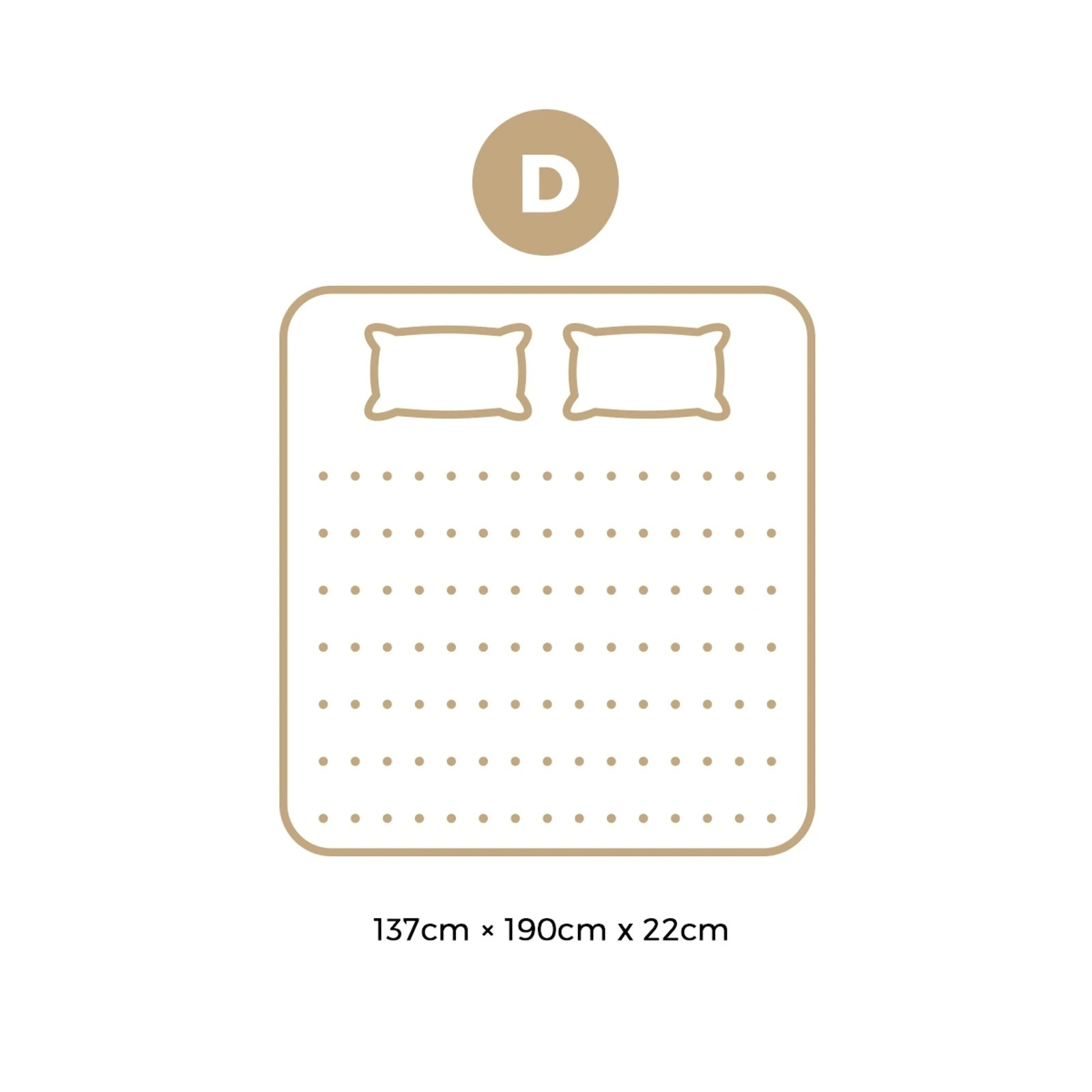 4 Bedra Bedding Mattress 3d Mesh Fabric 7 Zone Pocket Spring 22cm Double
 - Multi, 4 of 10