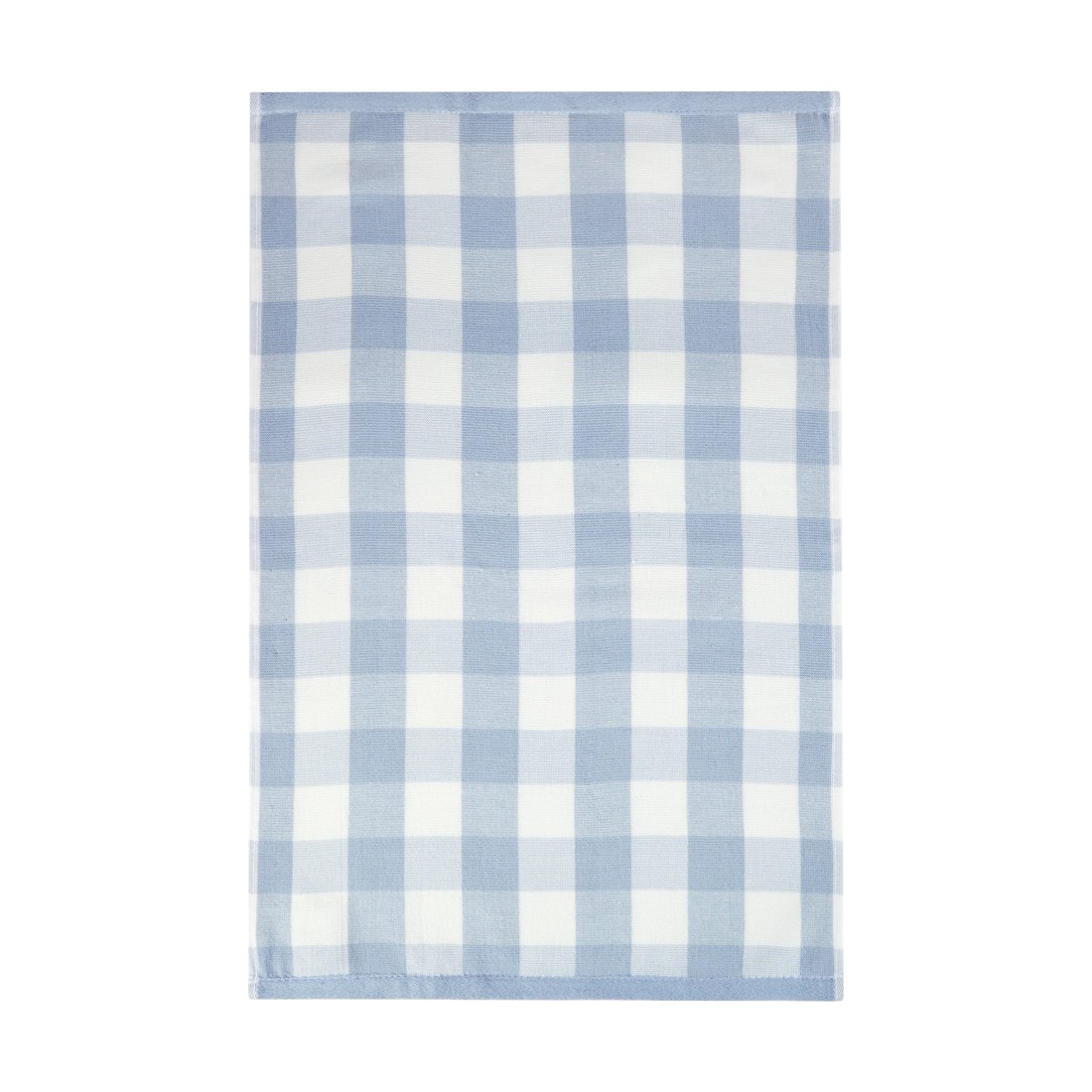 4 3 Pack Blue Gingham Tea Towels, 4 of 6