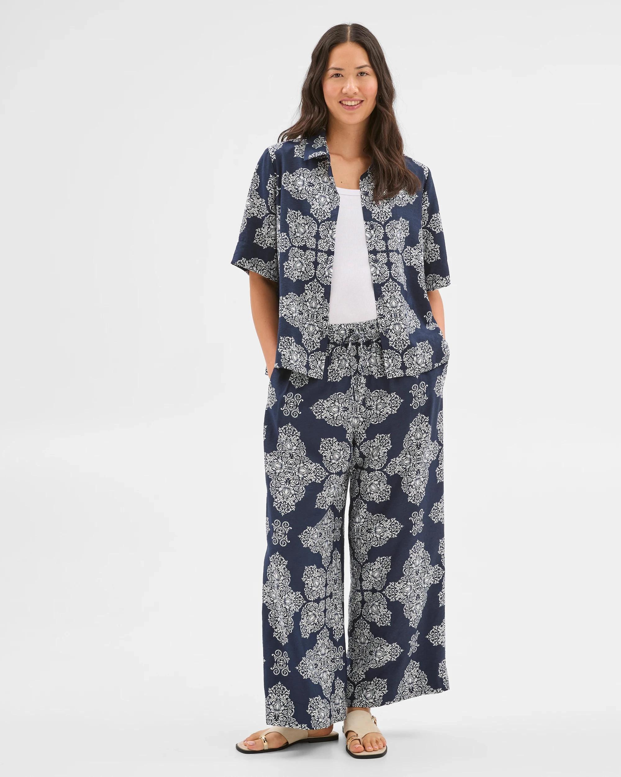 1 Target Co-Ordinate Print Pants SCARF PRINT, 1 of 6