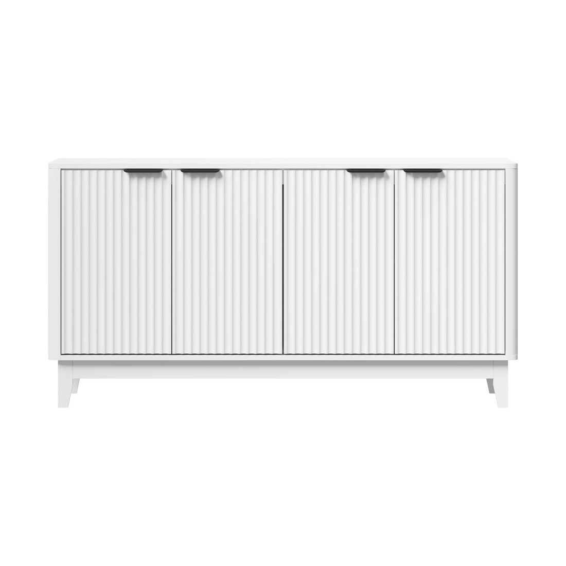 7 Oikiture Buffet Sideboard Cabinet 4 Doors
 - White, 7 of 10