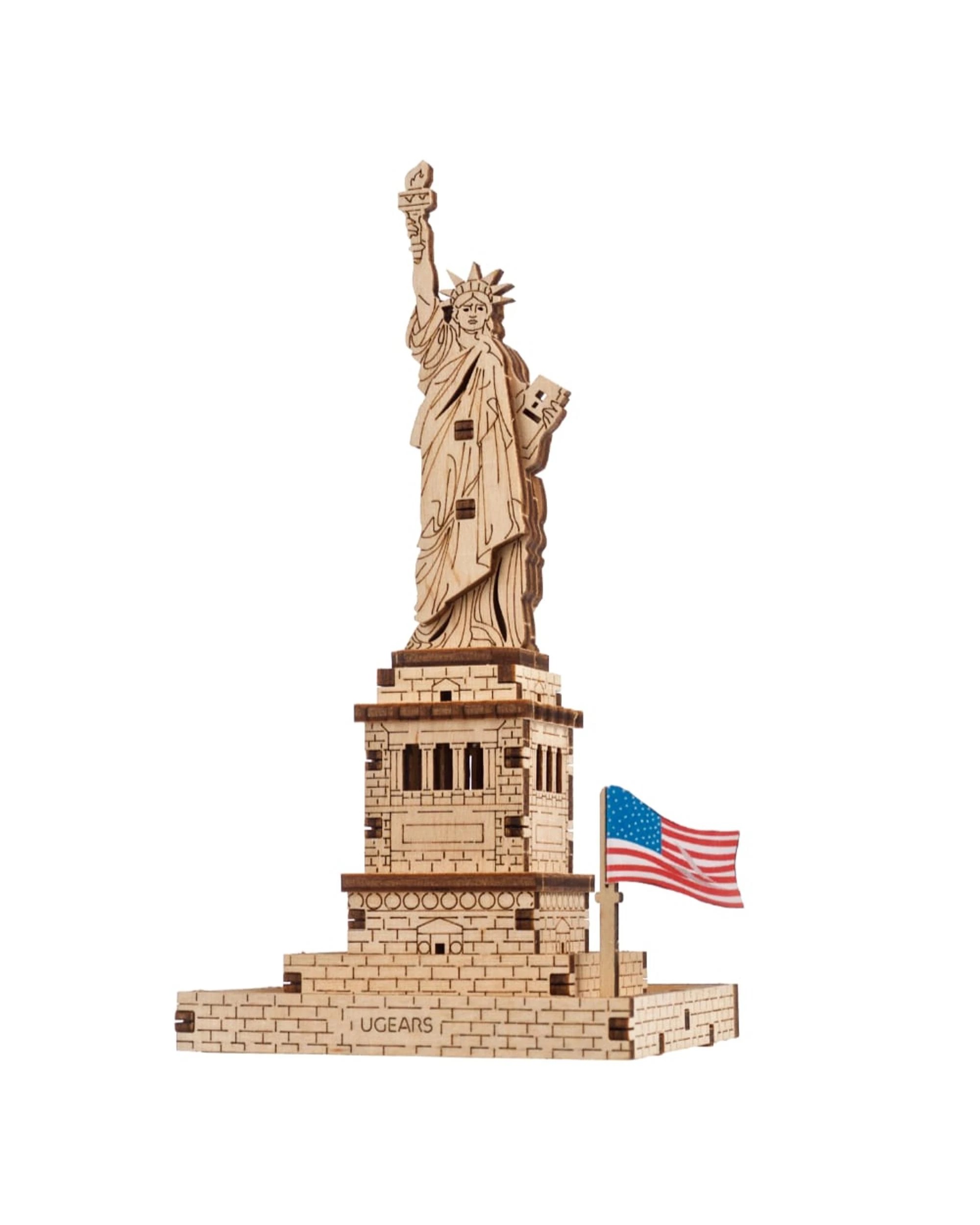 1 UGears Statue of Liberty Model Kit, 1 of 7