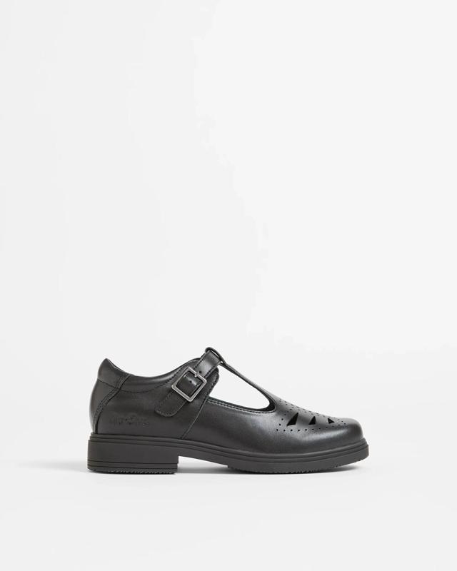GroShu by Grosby Gro-Shu Leather T-Bar School S