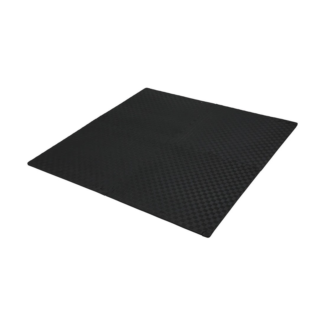 2 4 Pack EVA Solid Floor Tiles - Black, 2 of 4