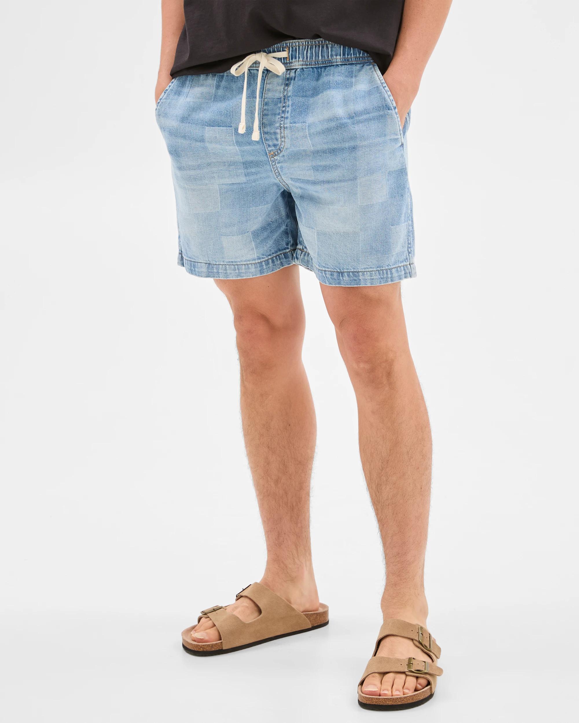 6 Denim Volley Shorts - Commons INDIGO PATCH, 6 of 6