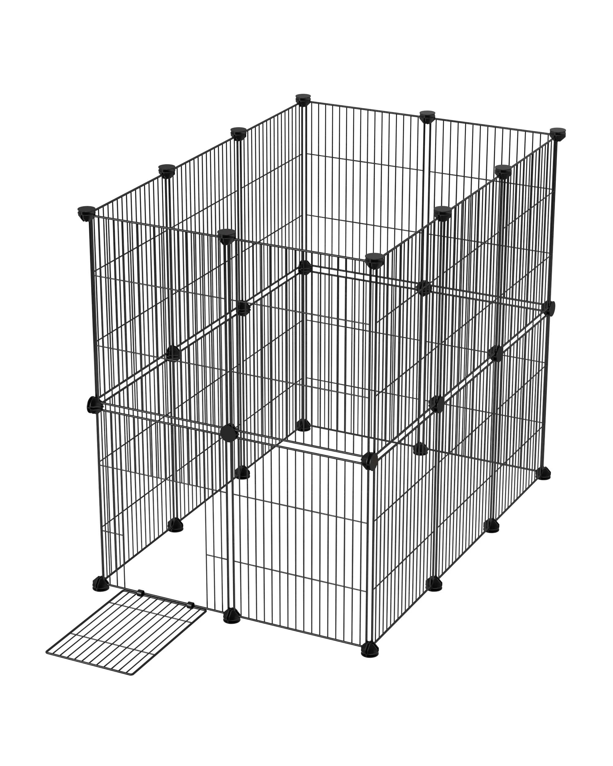 3 Advwin 20 Panels Pet Playpen Small Animal Cage Rabbit Hutch, 3 of 7