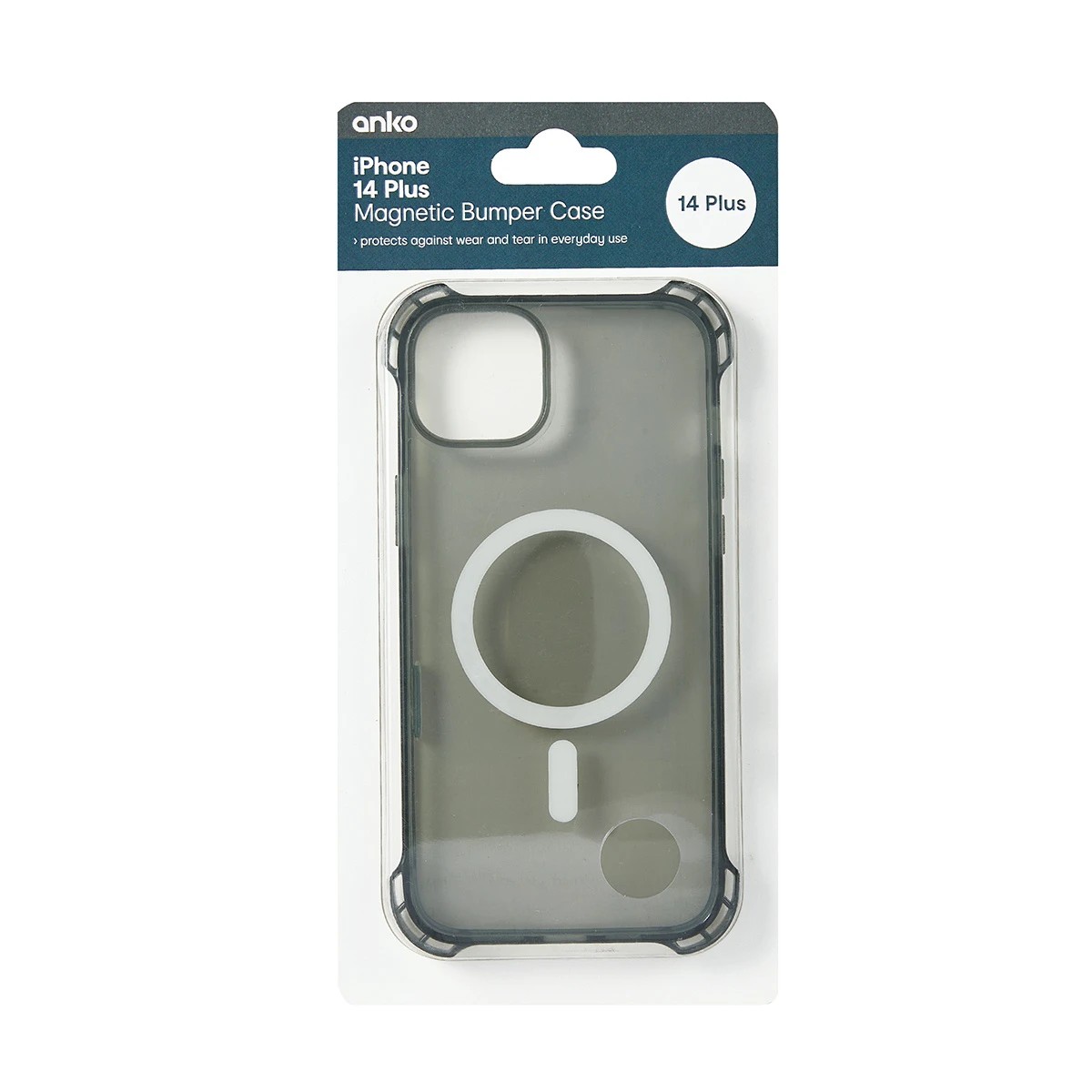 5 iPhone 14 Plus Magnetic Bumper Case - Black, 5 of 5