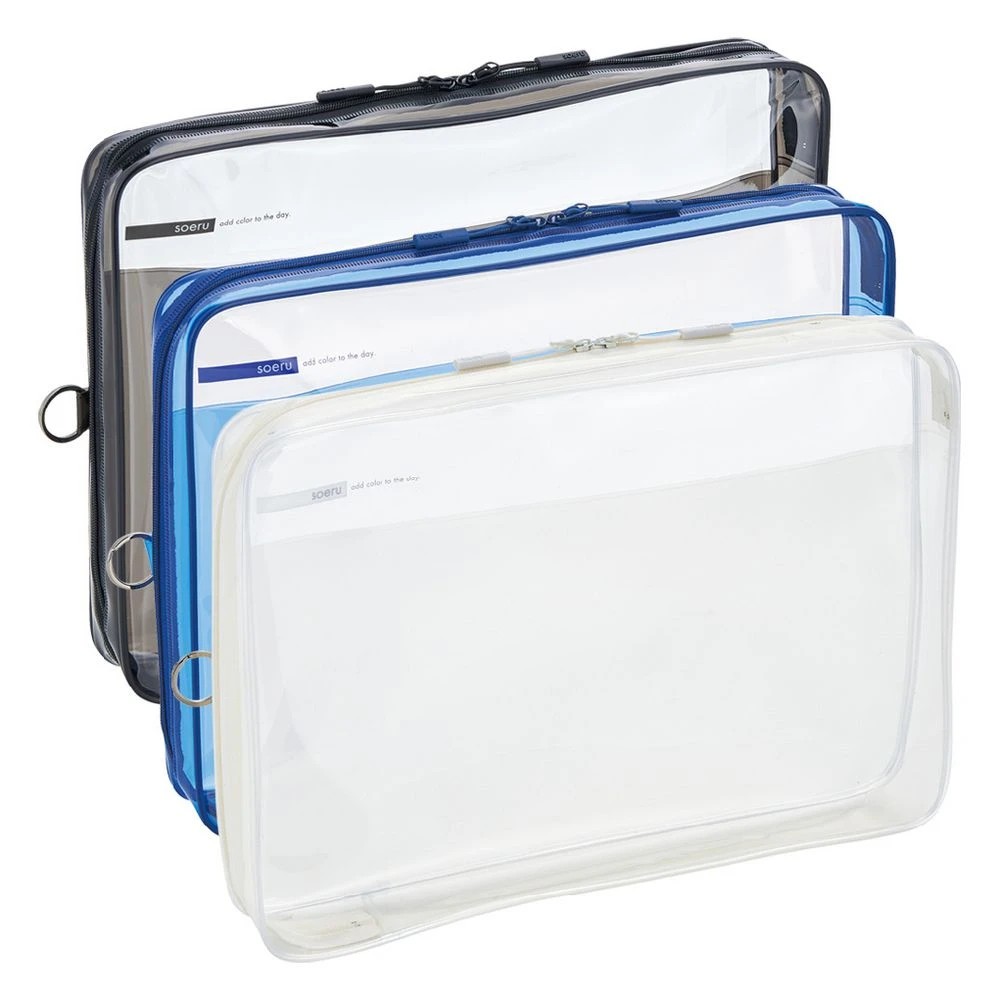 3 Soeru Box Pencil Case A4 Indigo Blue, 3 of 3