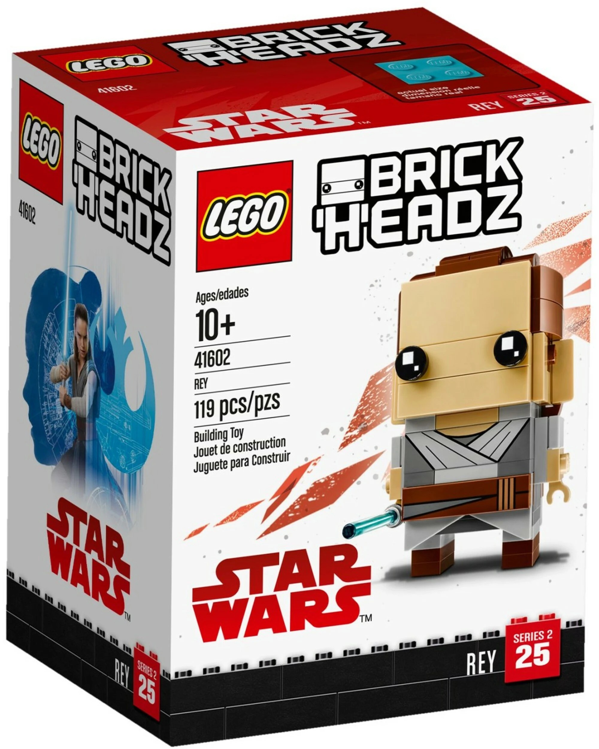 1 LEGO 41602 Rey BrickHeadz | Star Wars: The Last Jedi, 1 of 3