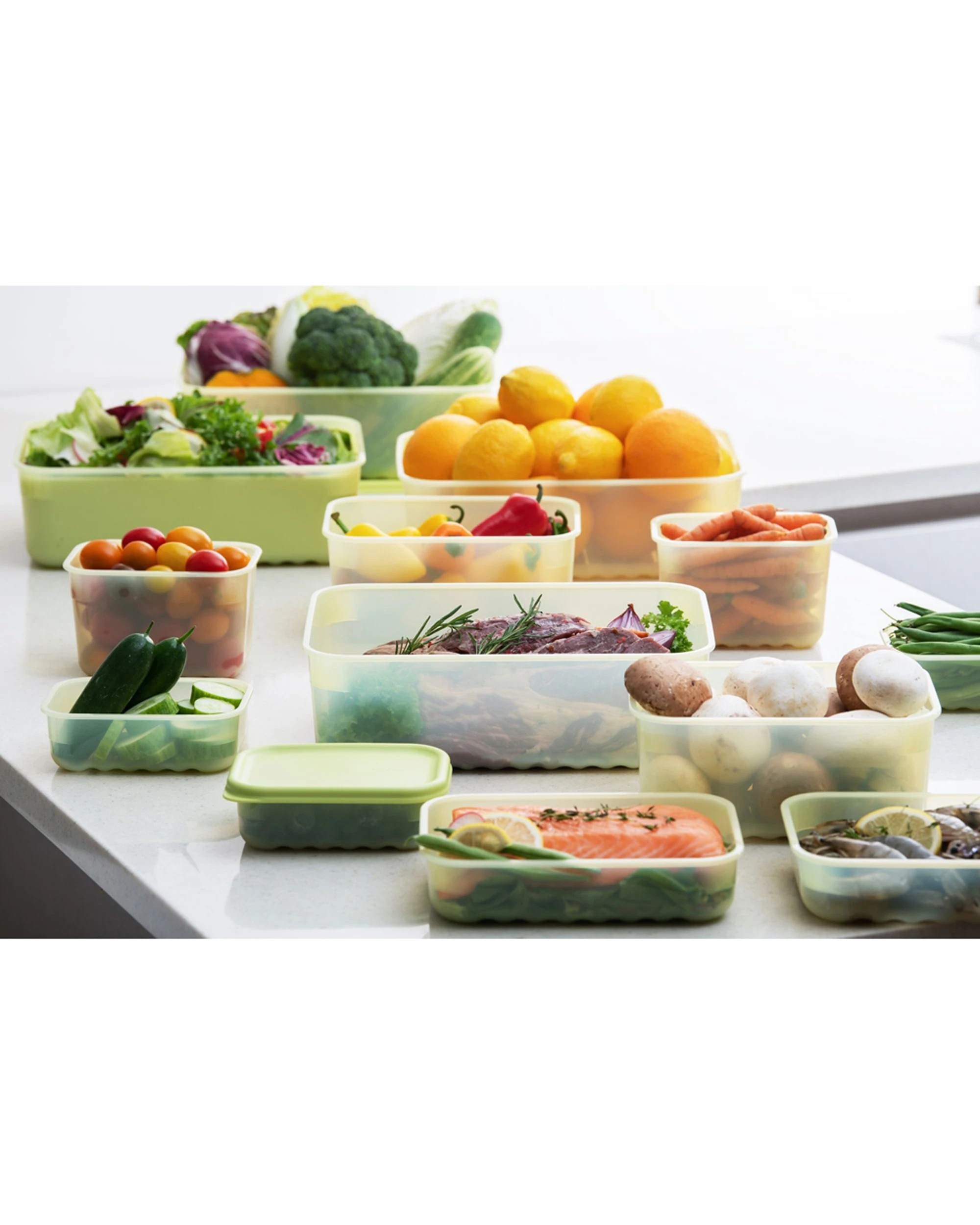 4 Lock & Lock Fresh Block 3.2L Container Airtight Zeolite Technology With Tray & Lid, 4 of 4