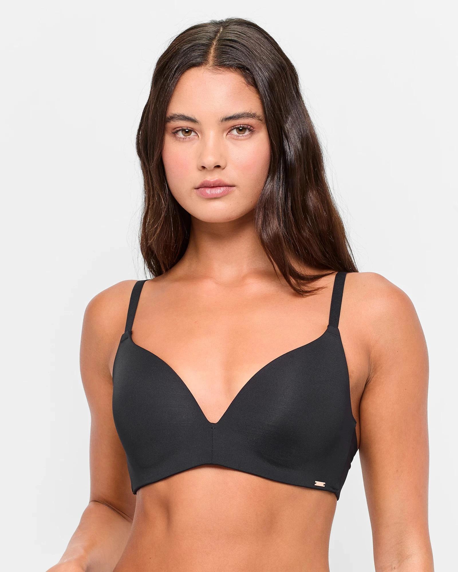 3 Target Woman 2 Pack Wirefree T-Shirt Bras BLACK, 3 of 4