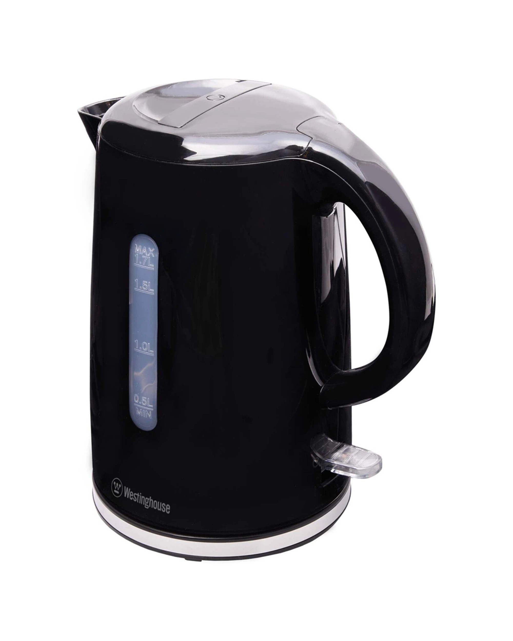 3 Westinghouse Electric Tea/Coffee Water Kettle 1.7L & 2 Slice Toaster Set - Black, 3 of 6