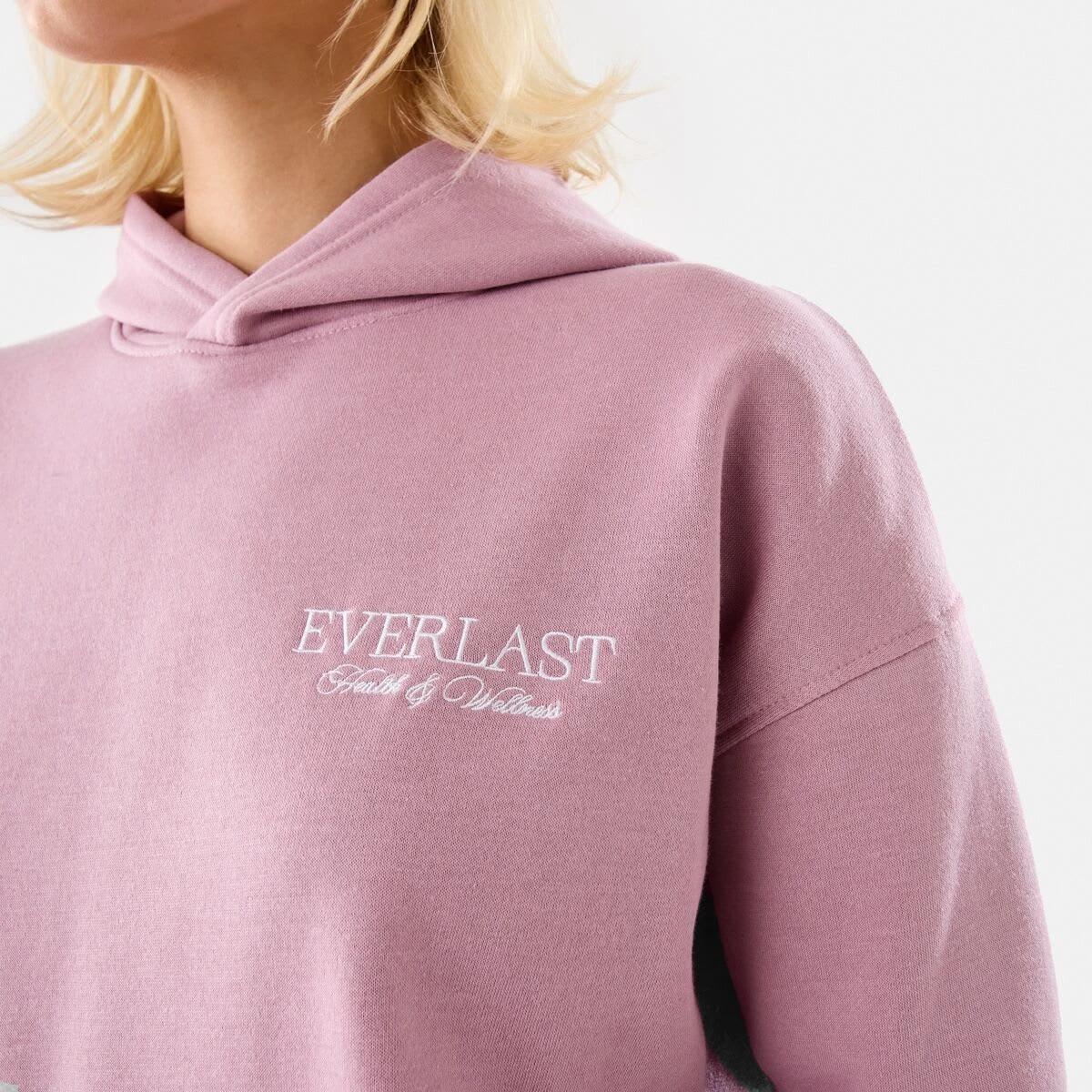 6 Everlast Womens Street Oversized Hoodie Dusty Pink, 6 of 10