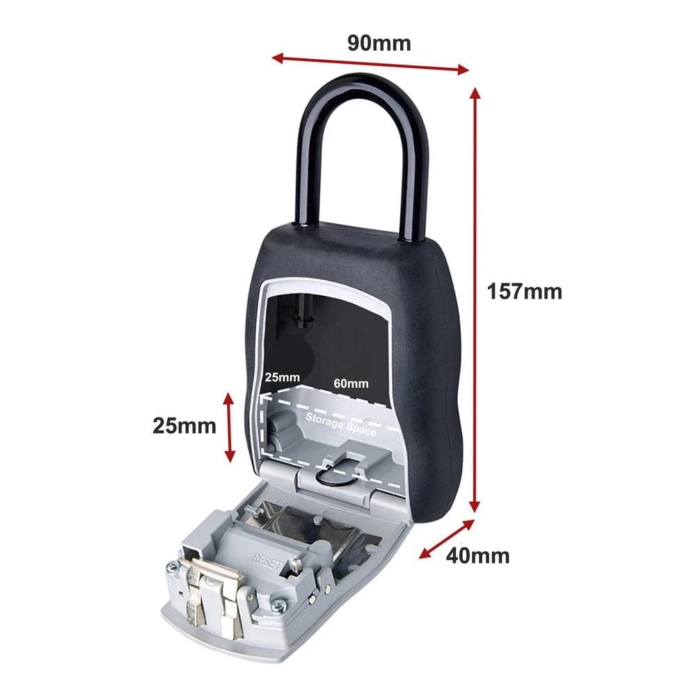2 Masterlock Medium Combination Portable Key Safe, 2 of 10