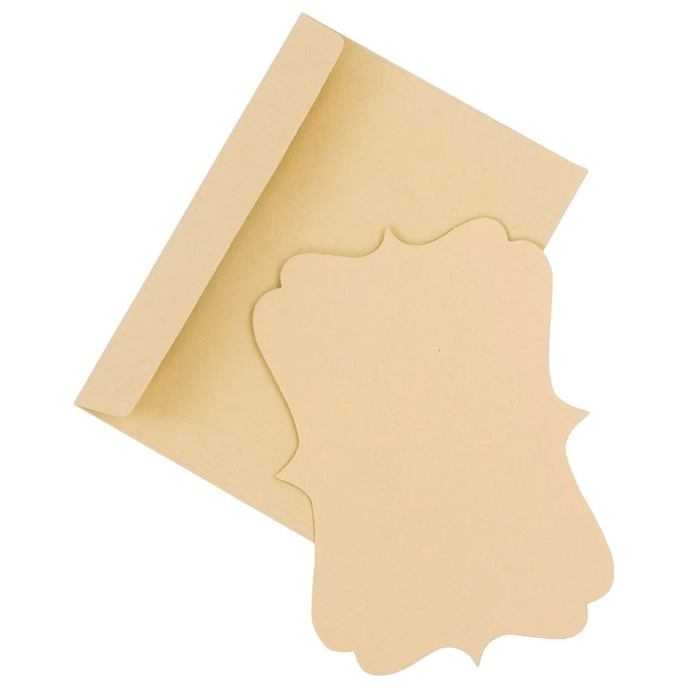 2 Quill 125 x 175mm Cards and Envelopes Vintage Die Cut 15 Pack, 2 of 5