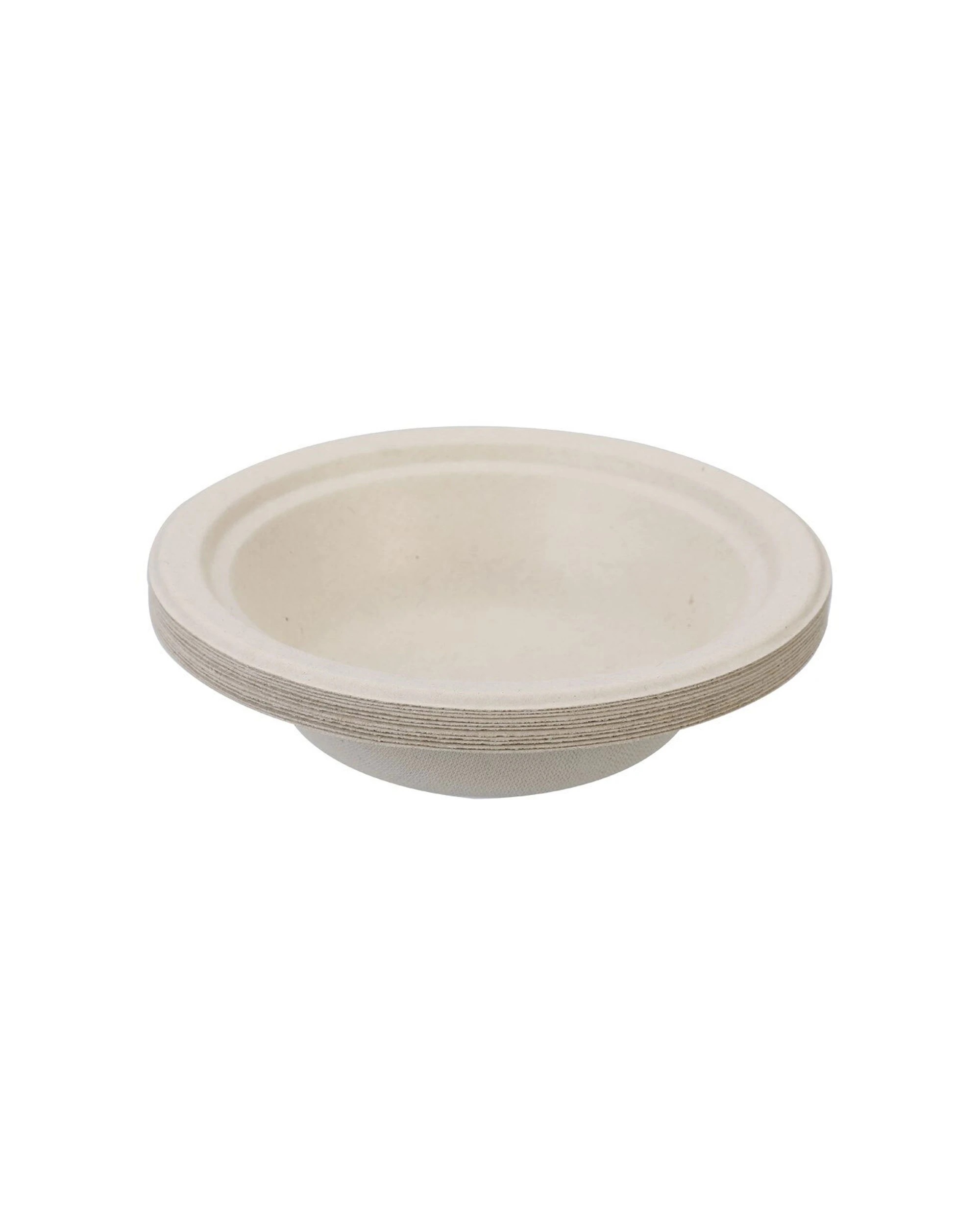 3 12pc Lemon & Lime Eco/biodegradable/compostable Disposable 18cm Side Bowl - Natural, 3 of 3