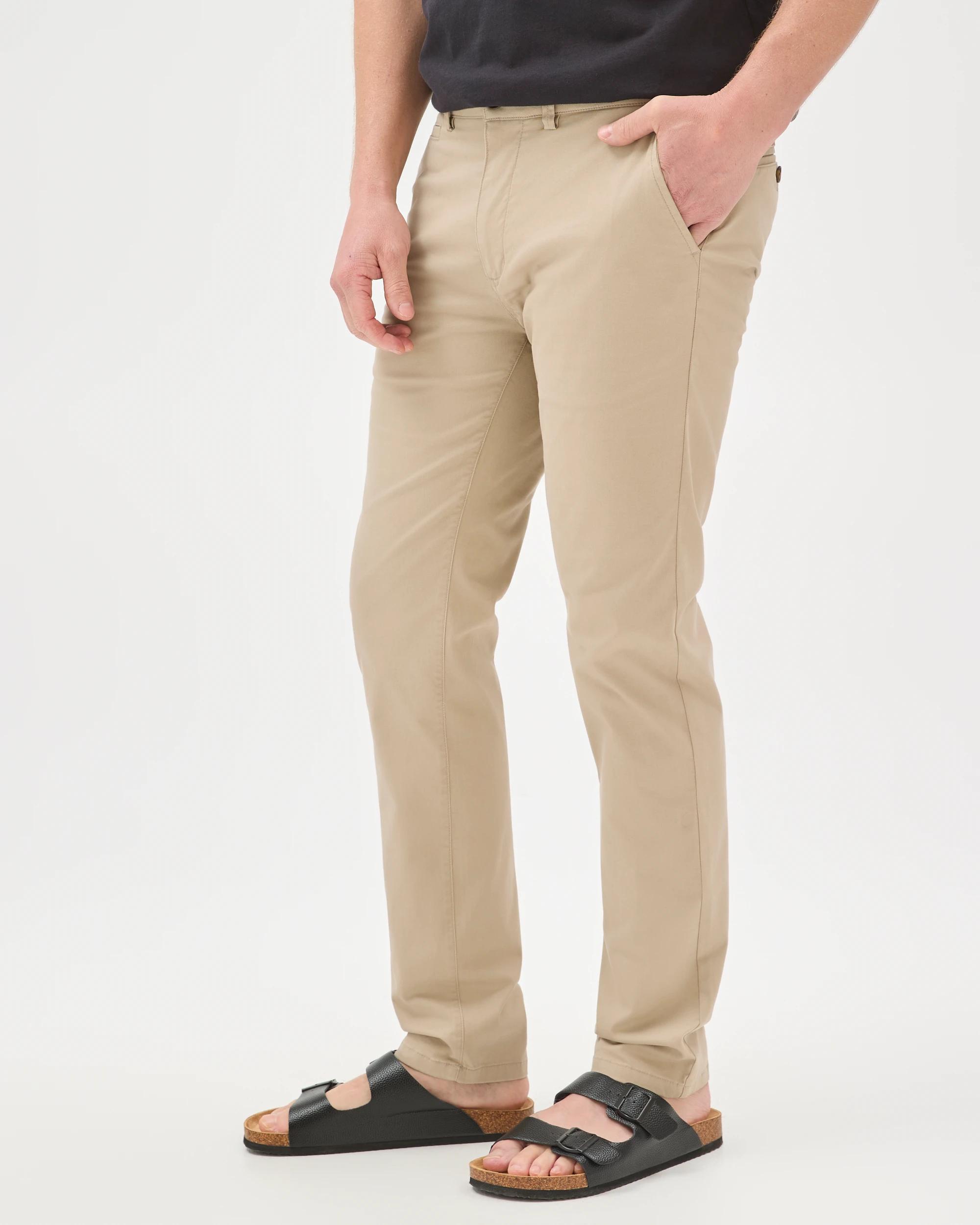 7 Target Australian Cotton Slim Chino Pants STONE, 7 of 8