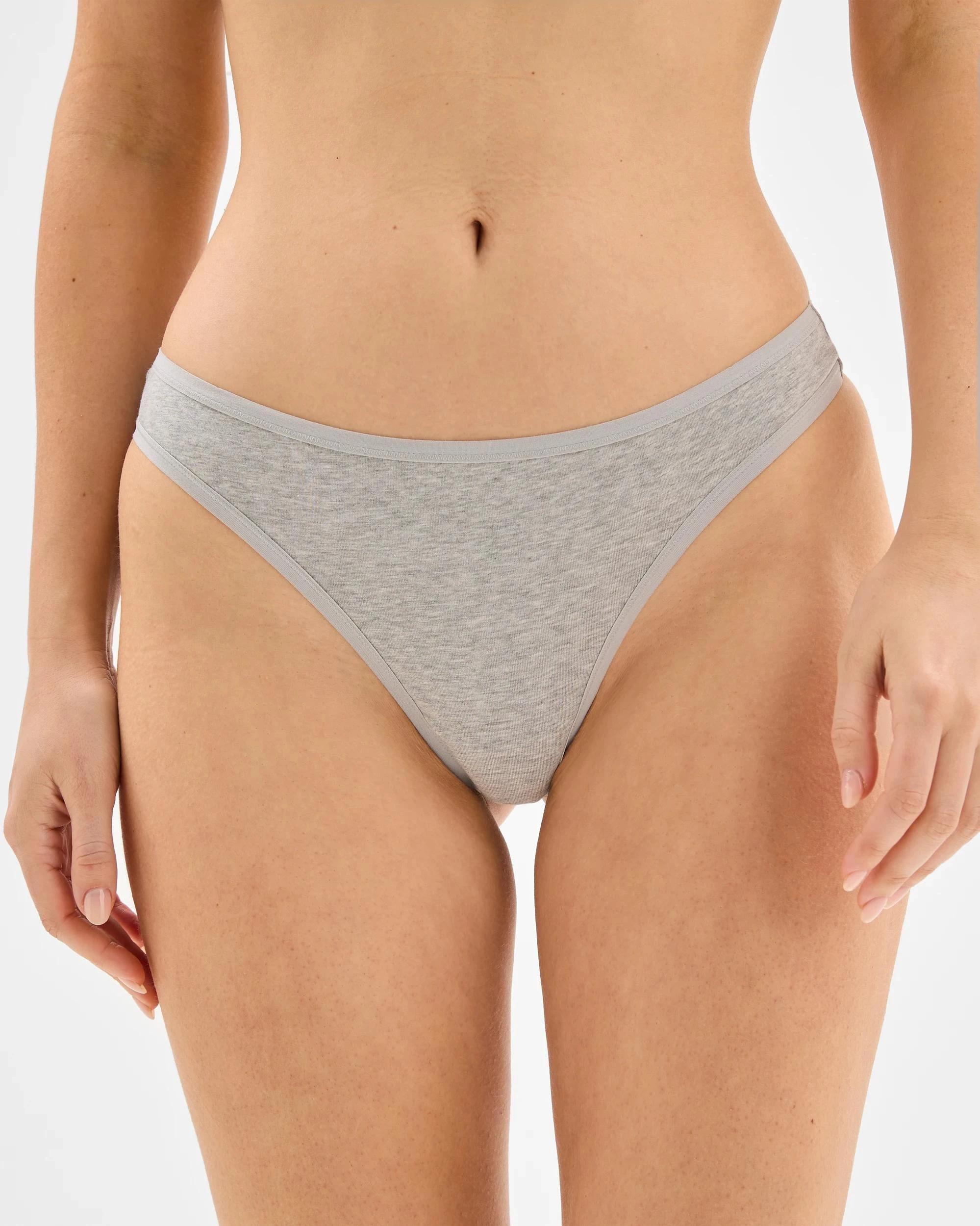 2 Target Woman Womens Australian Cotton Blend G-String Briefs 5 Pack GREY/PINK/NEUTRAL/WHITE/BLACK, 2 of 3