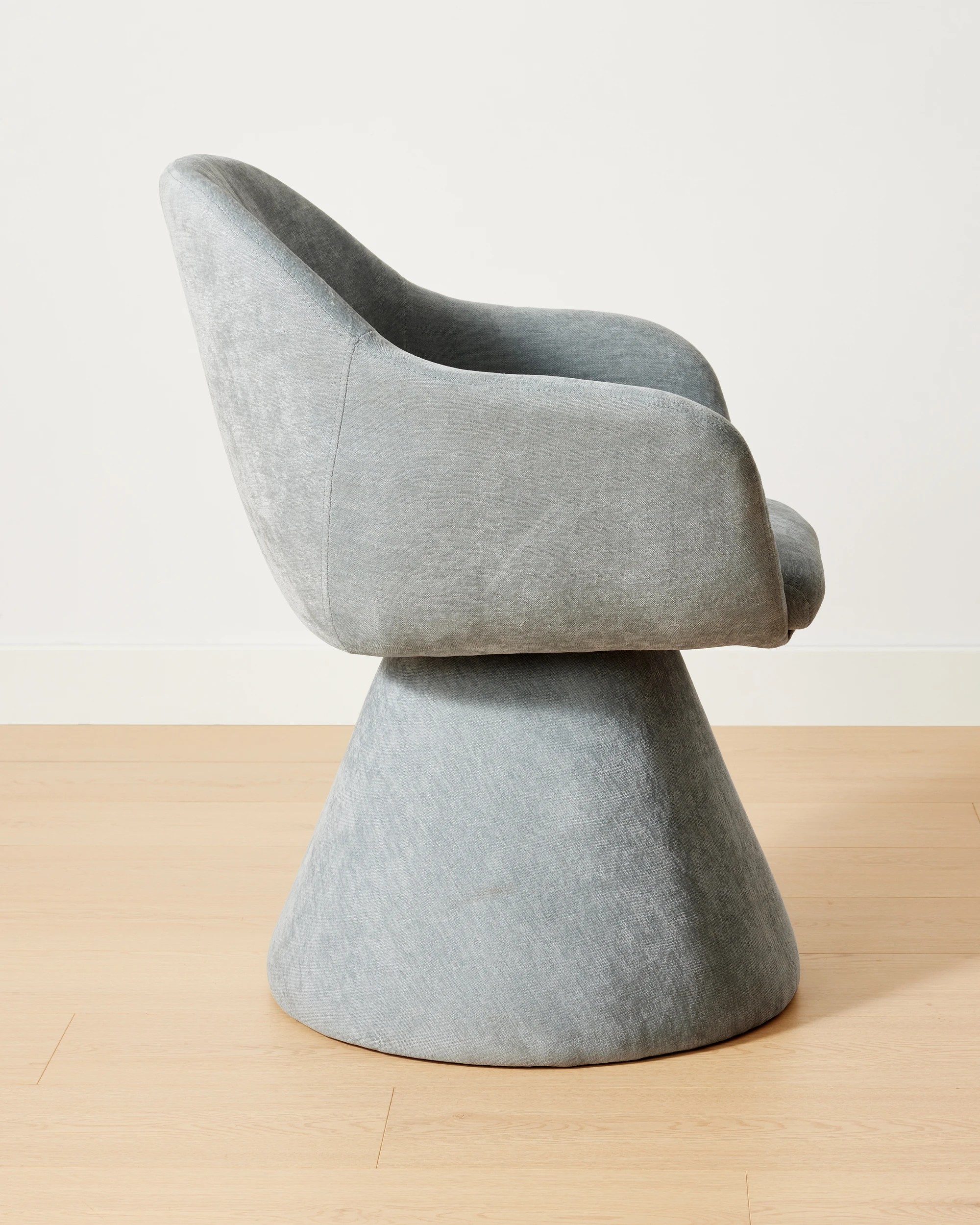 4 Gigi Swivel Dining Chair - Blue, 4 of 9