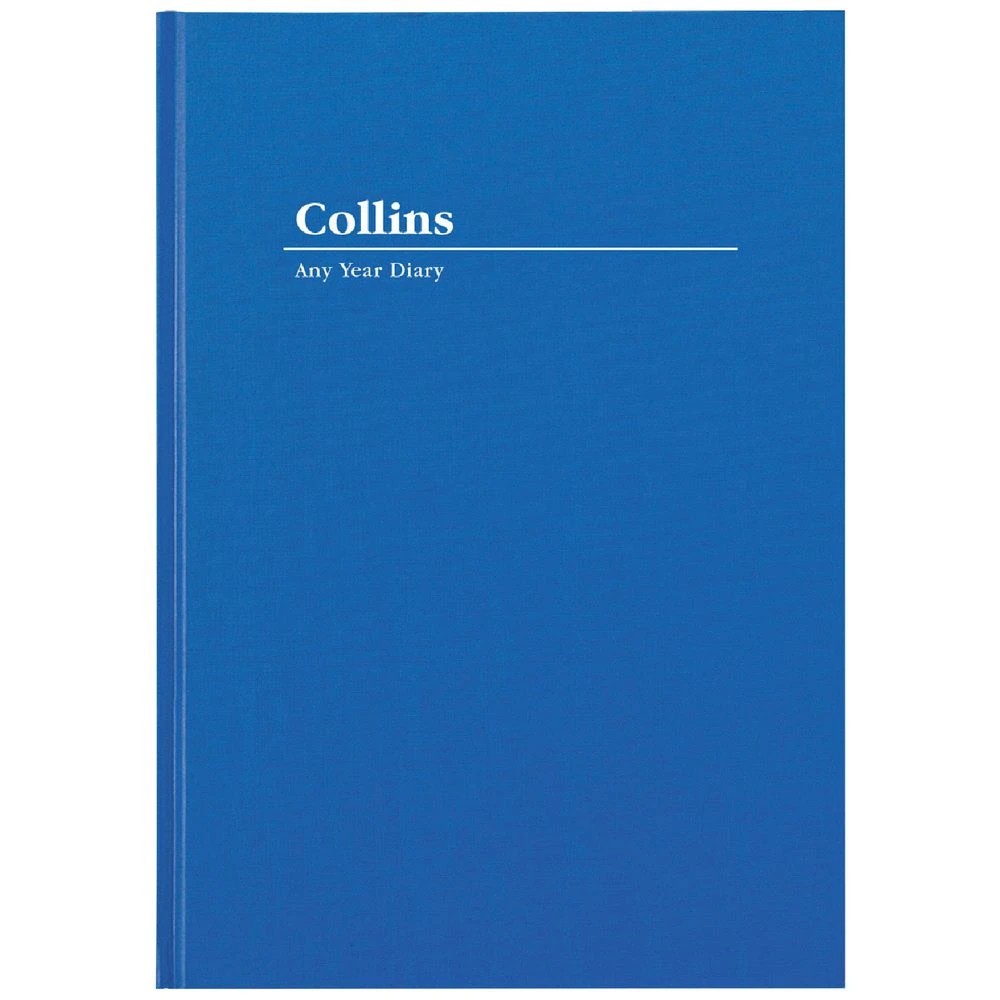 1 Collins Debden Kingsgrove Week to View A5 Undated Diary Blue, 1 of 2
