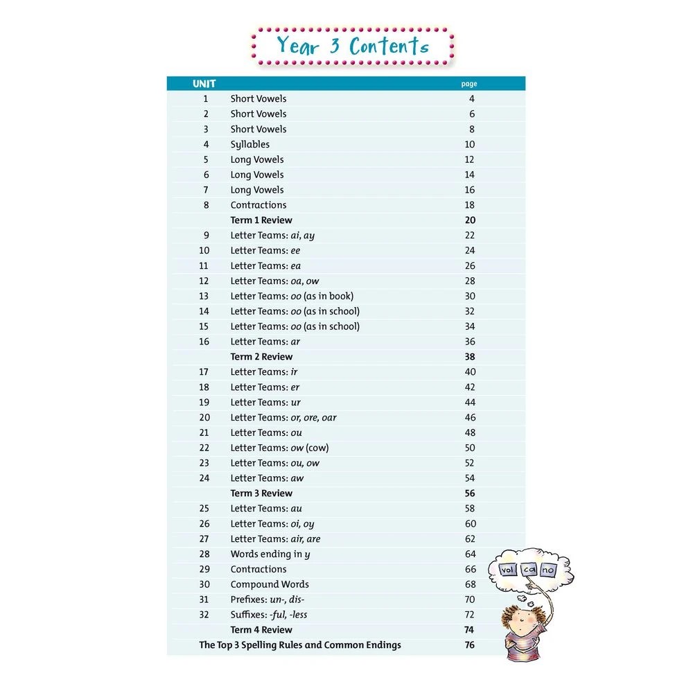 2 Targeting Spelling Activity Book Year 3, 2 of 6