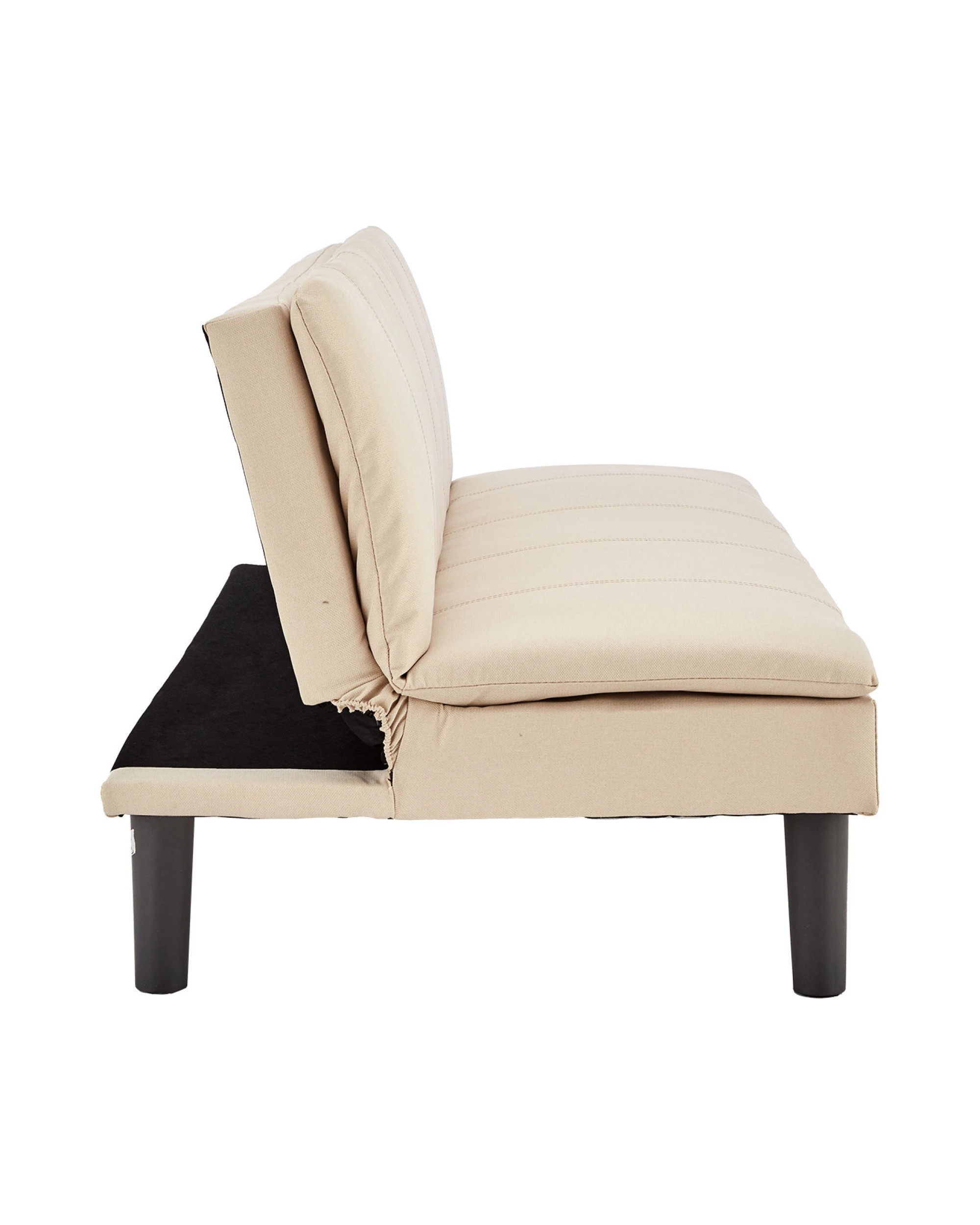 6 Sarantino 3 Seater Modular Faux Linen Fabric Sofa Bed Couch - Beige, 6 of 9