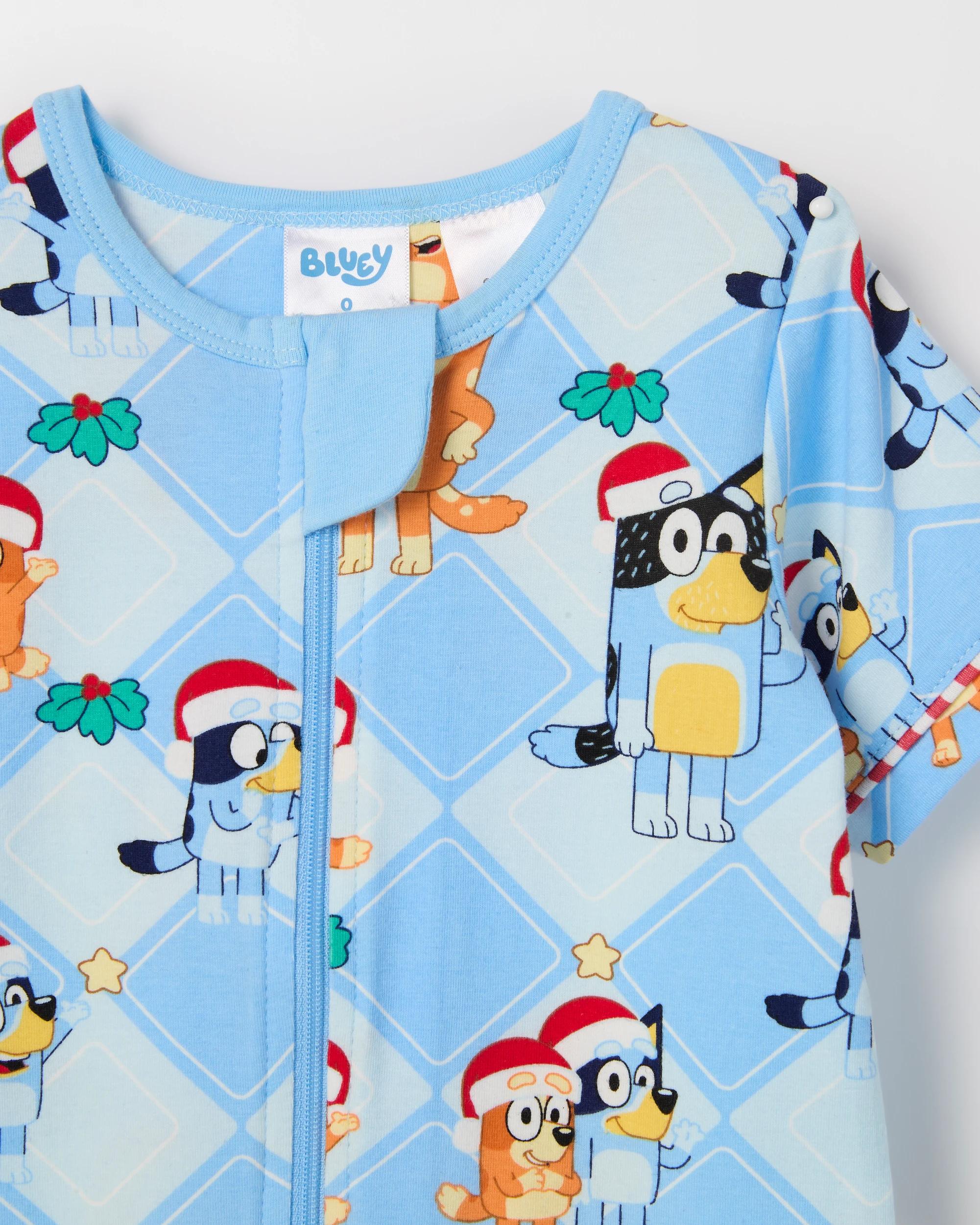 5 Family Matching Christmas Australian Cotton Baby Romper - Bluey BLUEY BLUE, 5 of 7