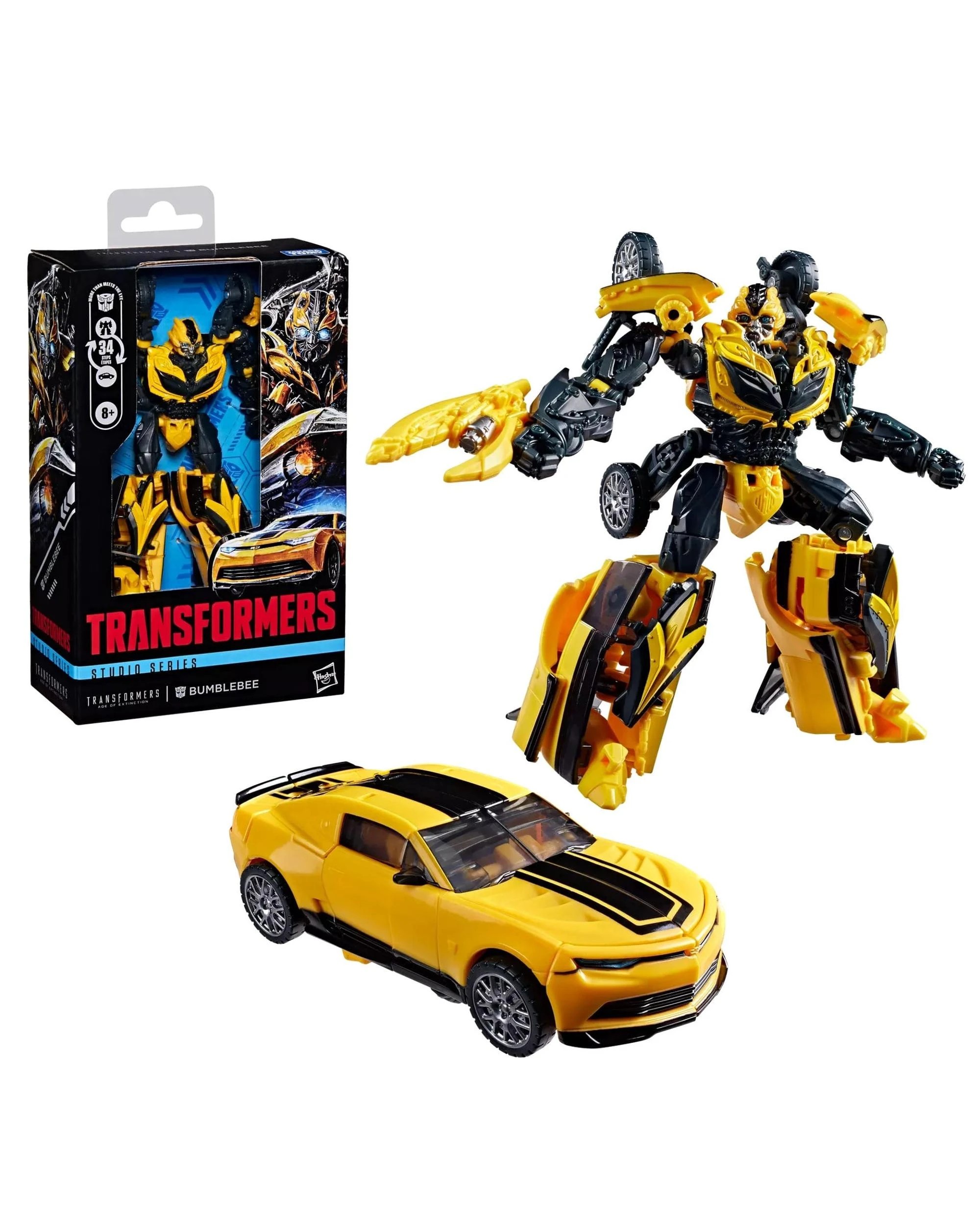 1 Transformers Studio Series Transformers: Age of Extinction Deluxe Class Bumblebee, 1 of 5