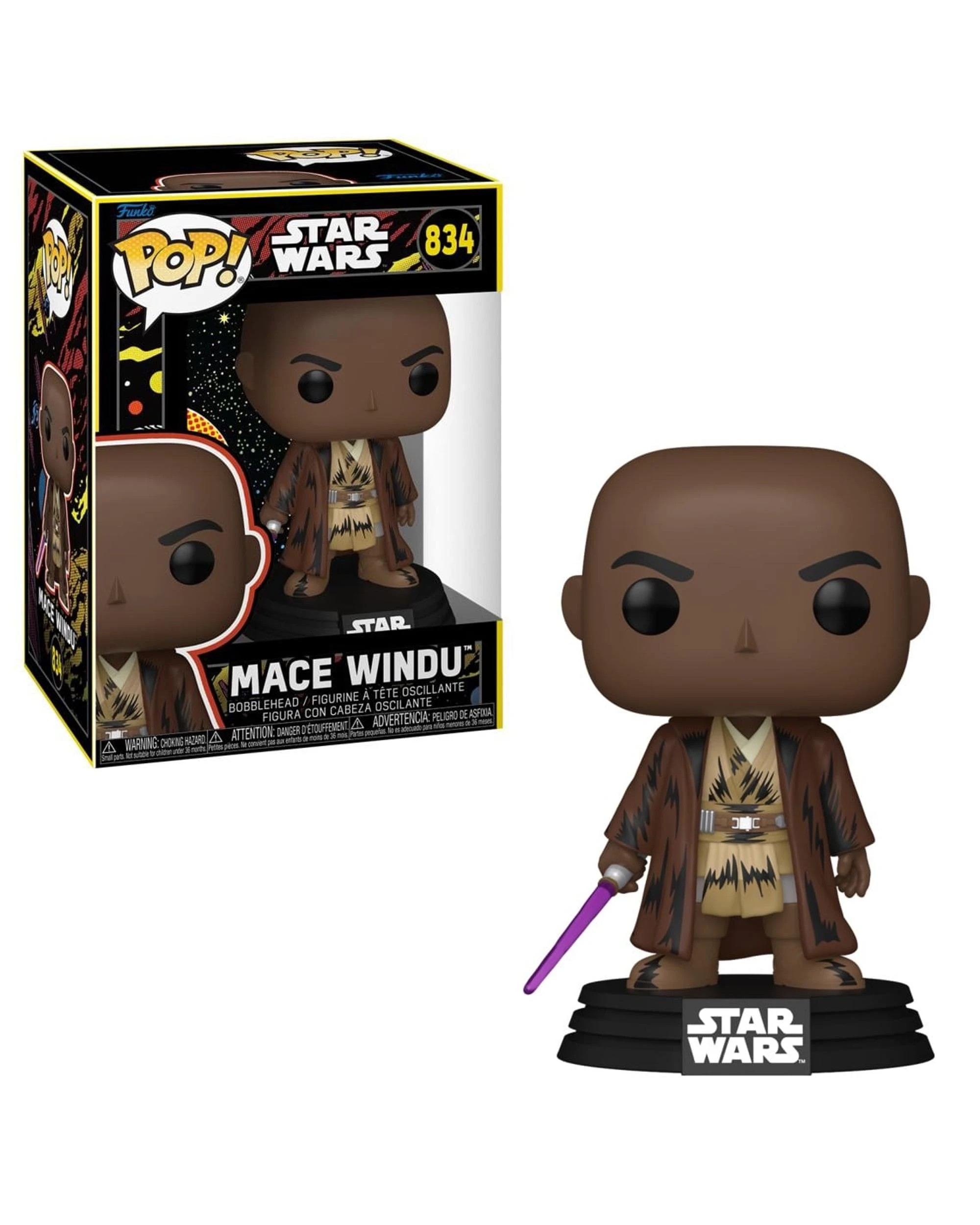 1 Star Wars Mace Windu - May the Fourth Retro -  Funko POP! Vinyl, 1 of 3