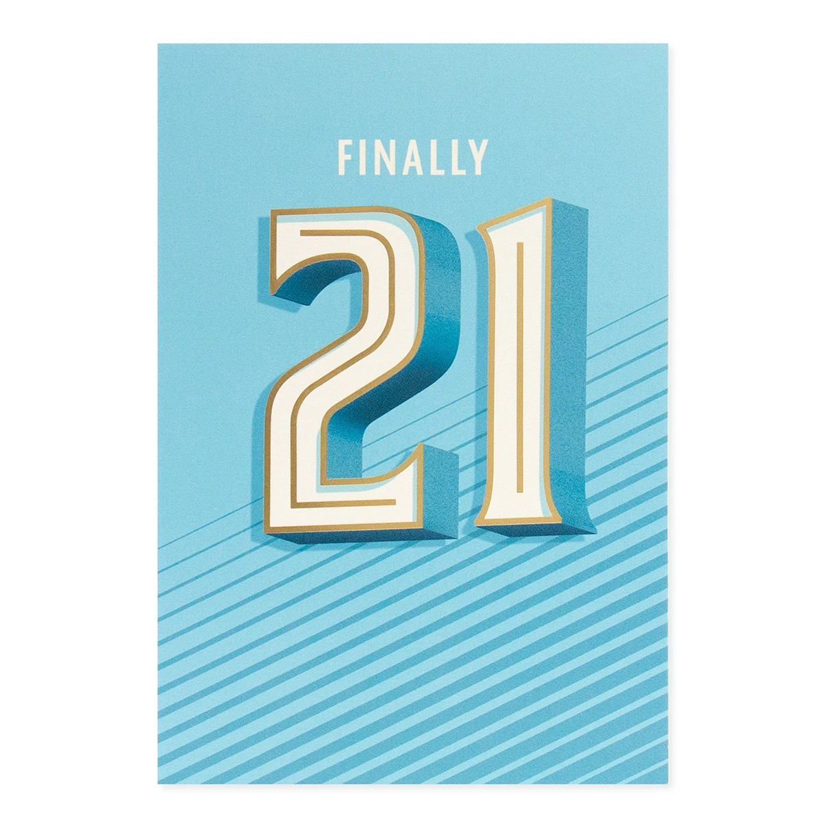 3 Connections from Hallmark 21st Birthday Card - Finally, 3 of 3