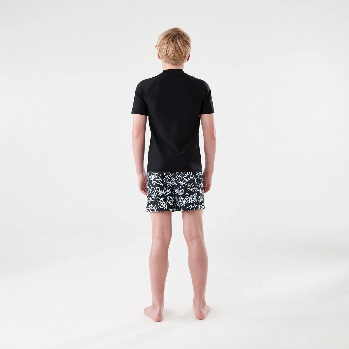 5 Print Swim Shorts BLACKBOOK GRAFFITI BLACK, 5 of 5