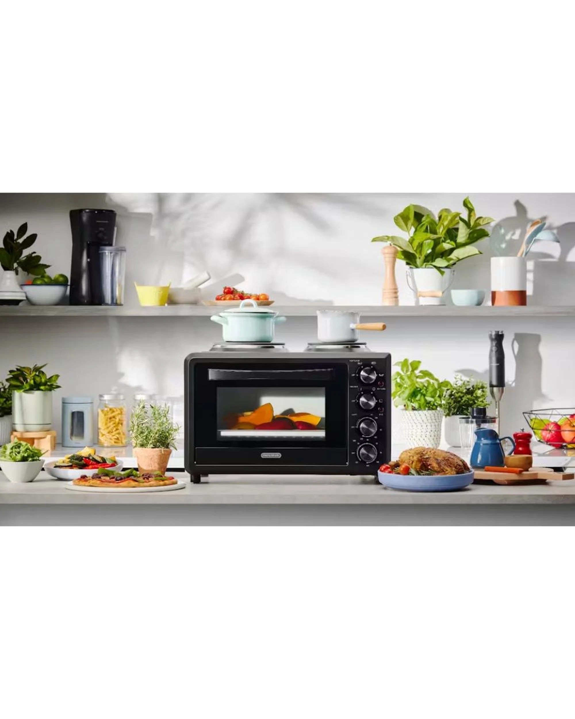 3 Morphy Richards 32L Benchtop Convection Oven with Hot Plates, 3 of 4