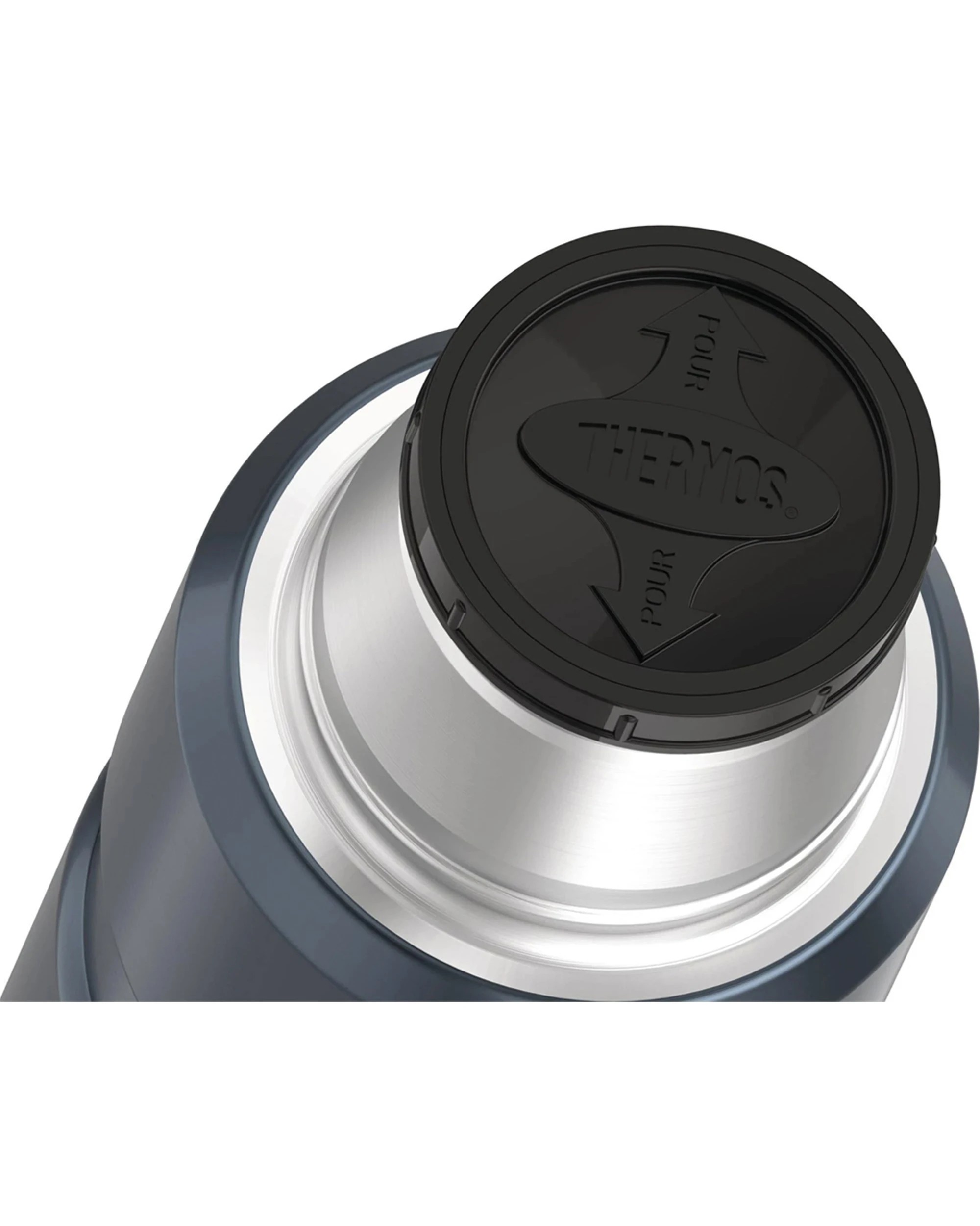 3 Thermos 470Ml Stainless King Vacuum Insulated Flask Vacuum Insulated Leakproof - Grey, 3 of 4