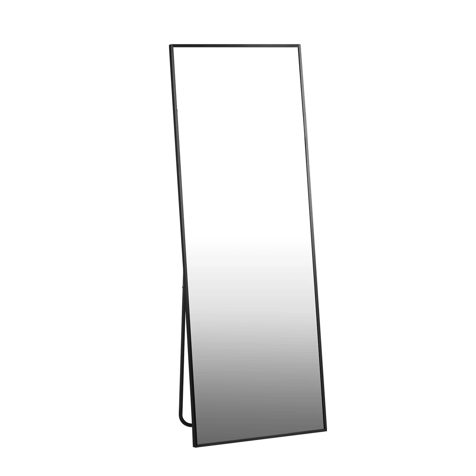1 Oikiture 166x60cm Full Length Mirror Dressing Floor Mirrors Free Standing
 - Black, 1 of 9