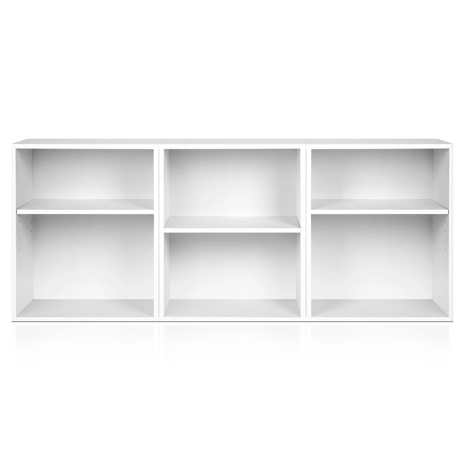 4 Artiss Bookshelf Set of 3 - White, 4 of 8