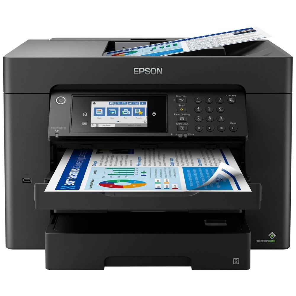 1 Epson Workforce WF-7840 Multifunction A3 Printer, 1 of 3