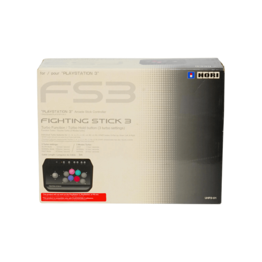 1 HORI FS3 Fighting Stick 3 Arcade Fighting Stick for PS3, 1 of 10