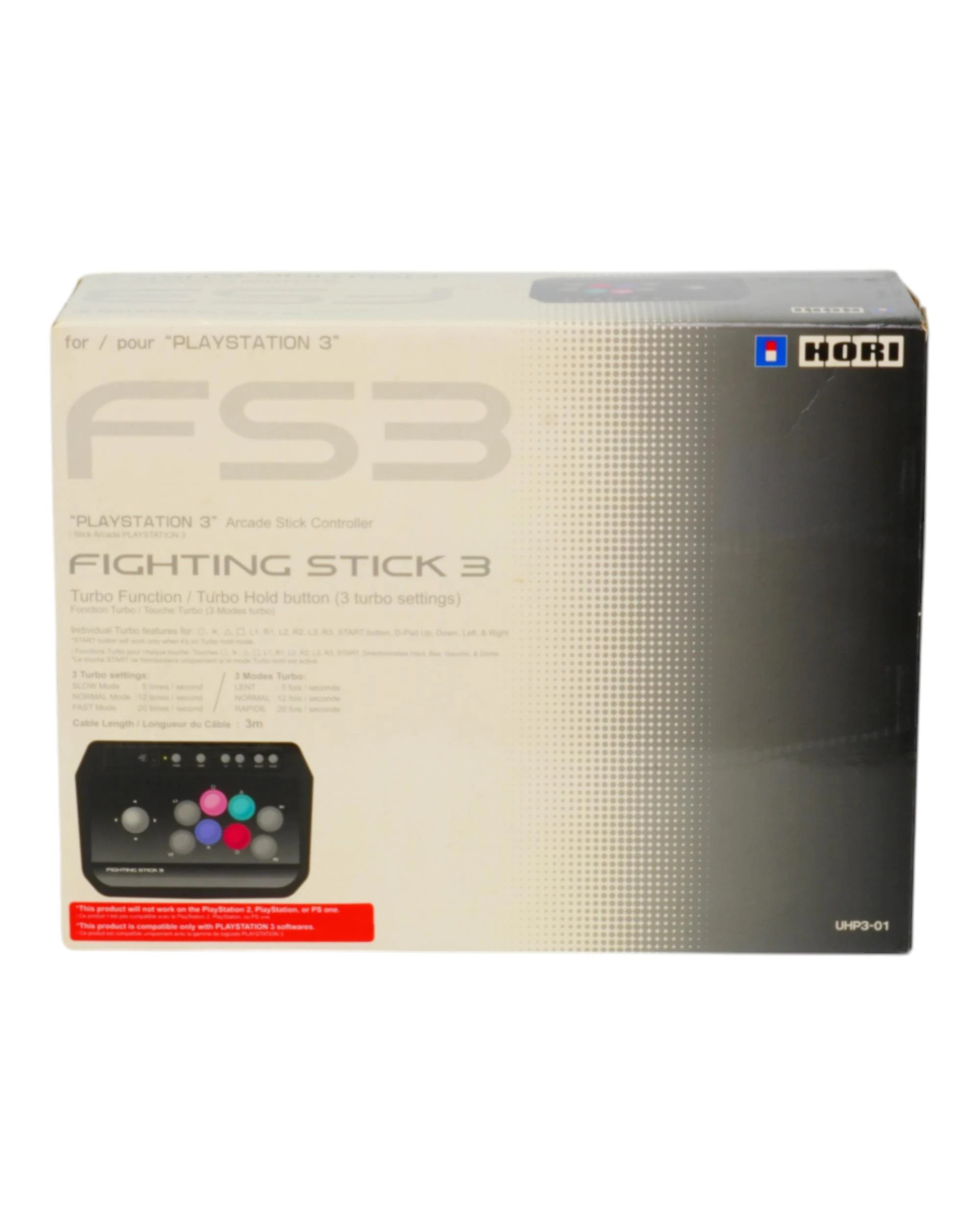 1 HORI FS3 Fighting Stick 3 Arcade Fighting Stick for PS3, 1 of 10