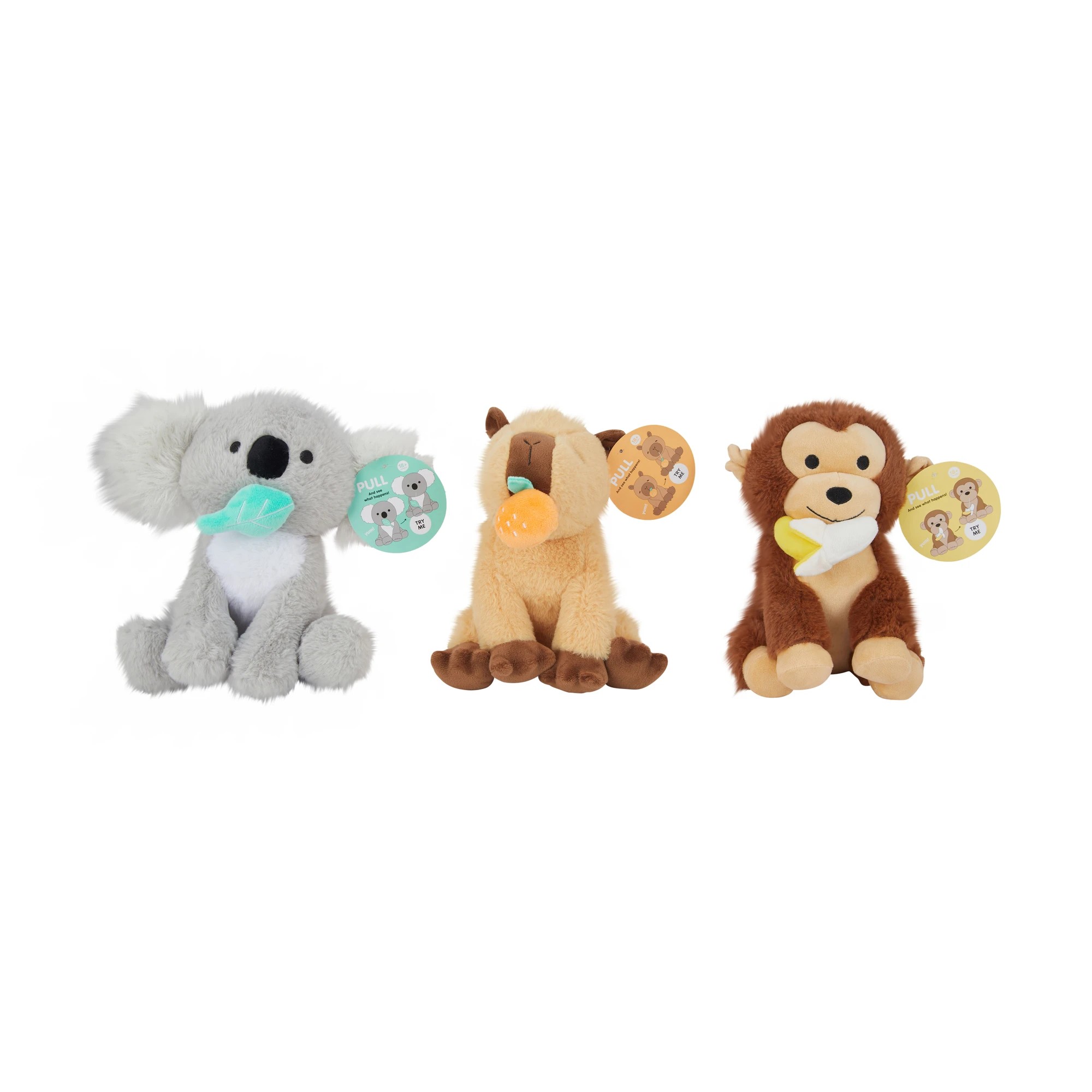 7 Pull Food Slurpy Eater Plush Toy - Assorted, 7 of 7