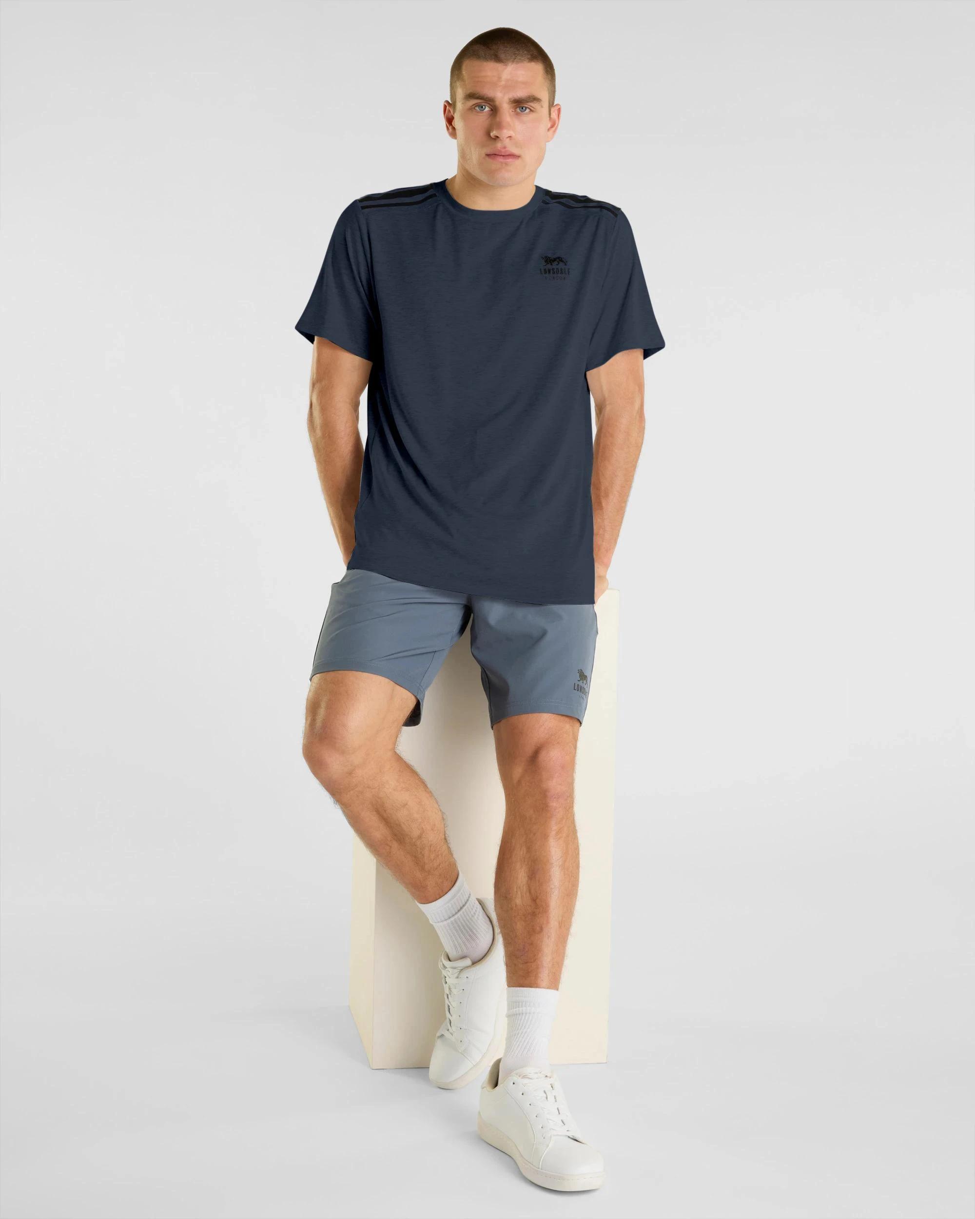 4 Short Sleeve T-Shirt - Lonsdale London - Blue BLUE, 4 of 4