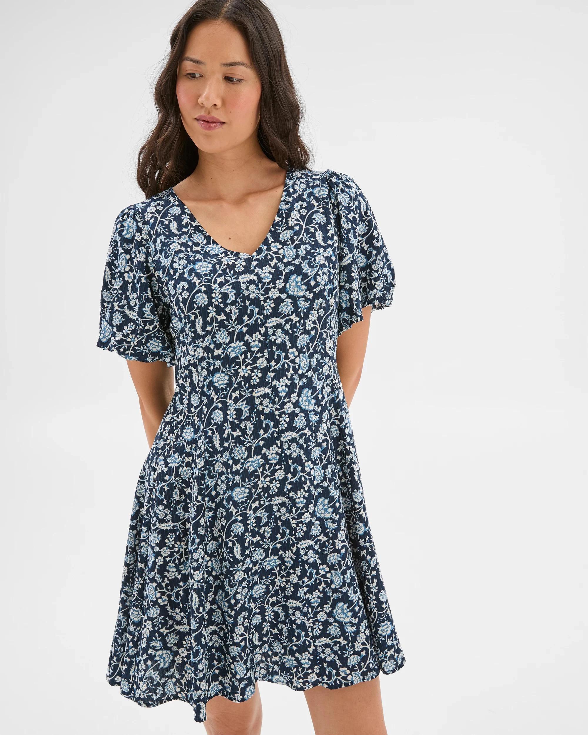6 Target Godet Mini Dress PAISLEY FLORAL, 6 of 6