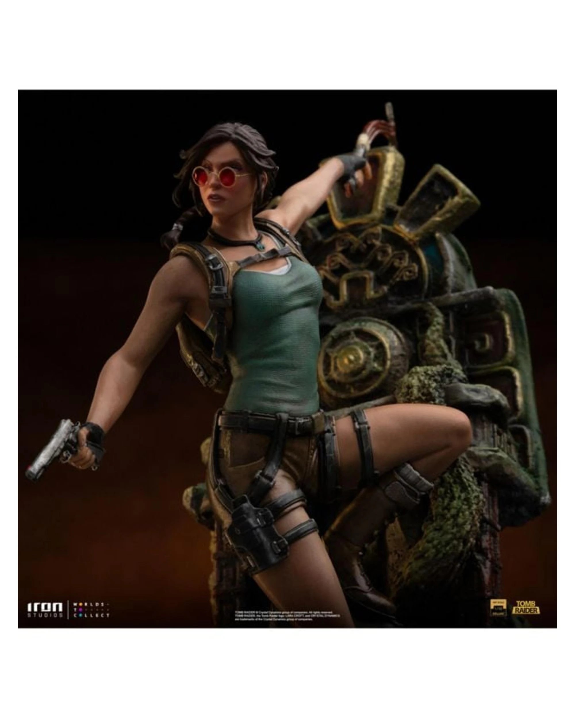 9 Iron Studios Tomb Raider Lara Croft Deluxe 1:10 Scale Statue, 9 of 10