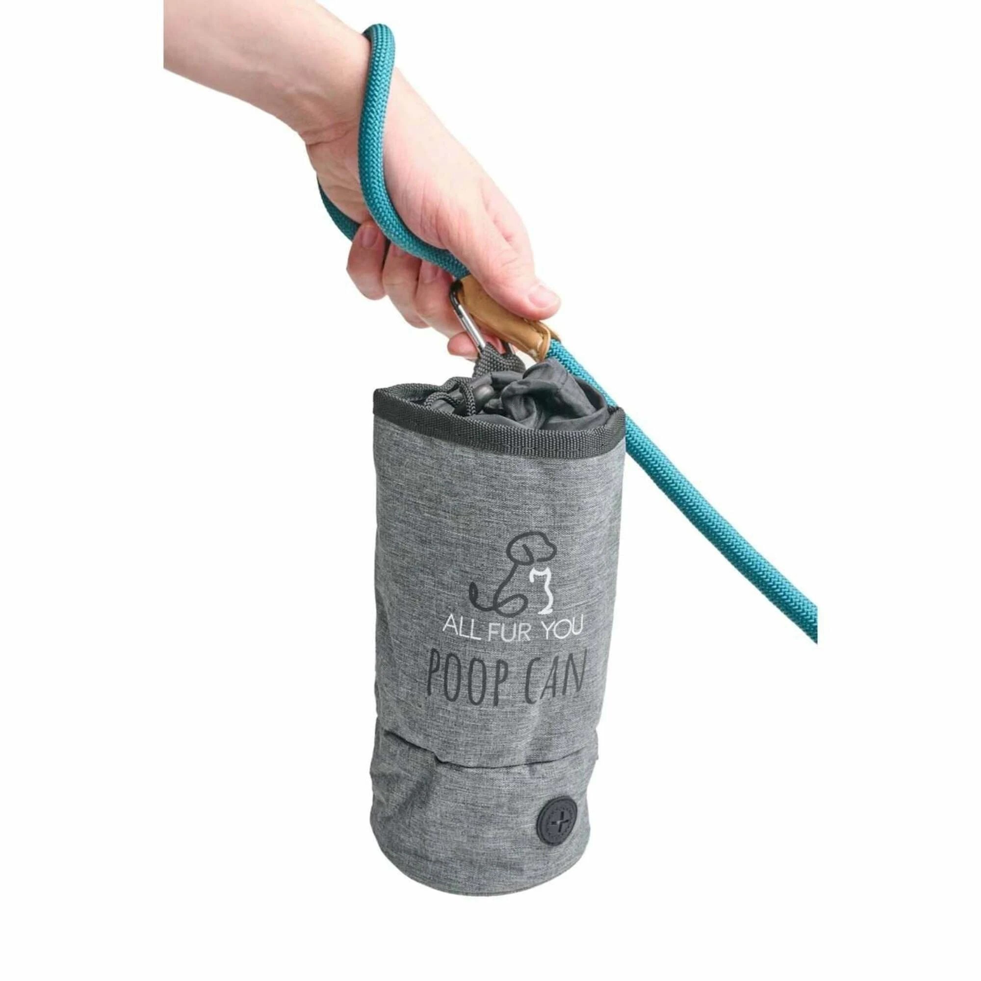 1 All Fur You Dog Poop Can Grey Hygienic Waste Disposal, 1 of 1