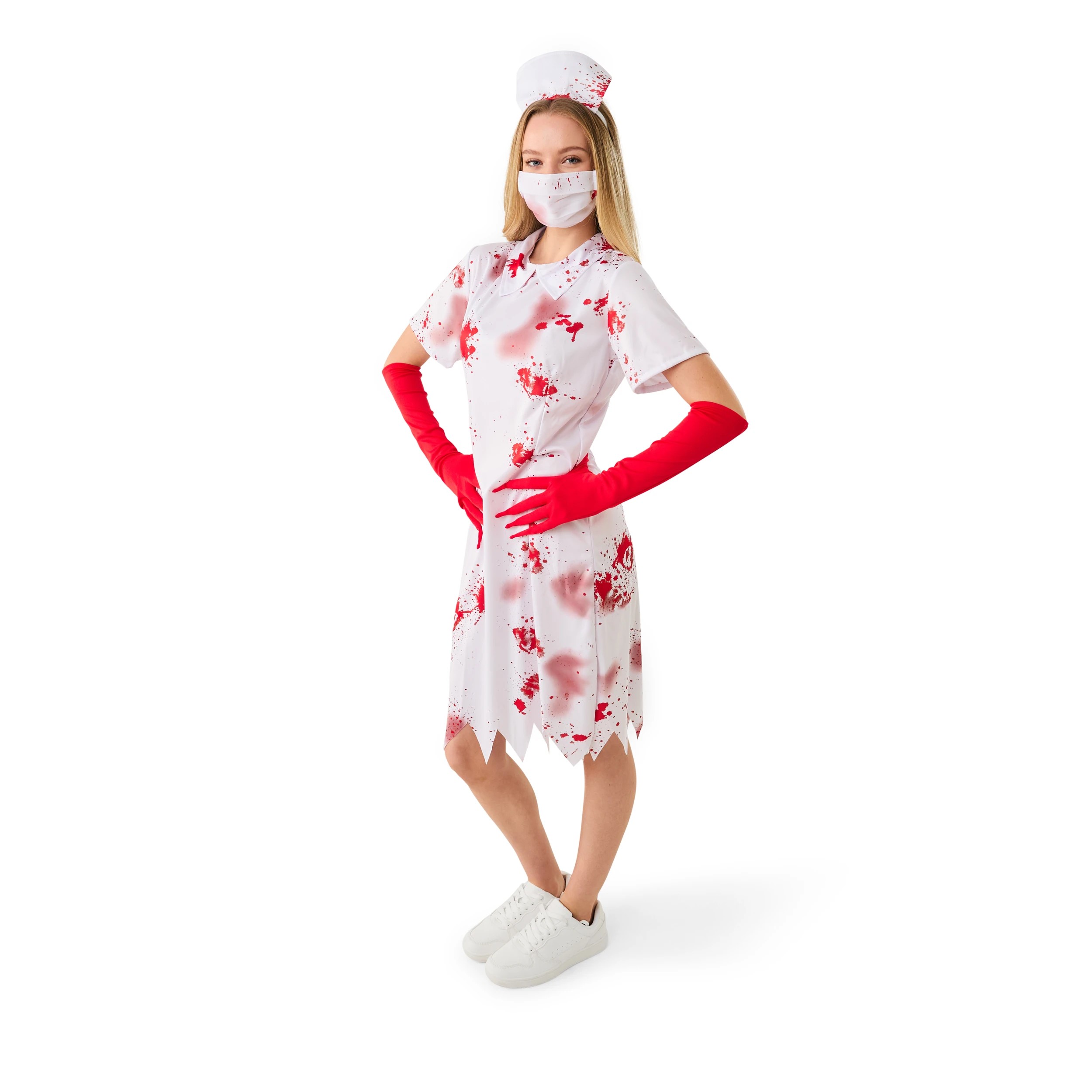 4 5 Piece Zombie Nurse Costume - Adult, 4 of 9
