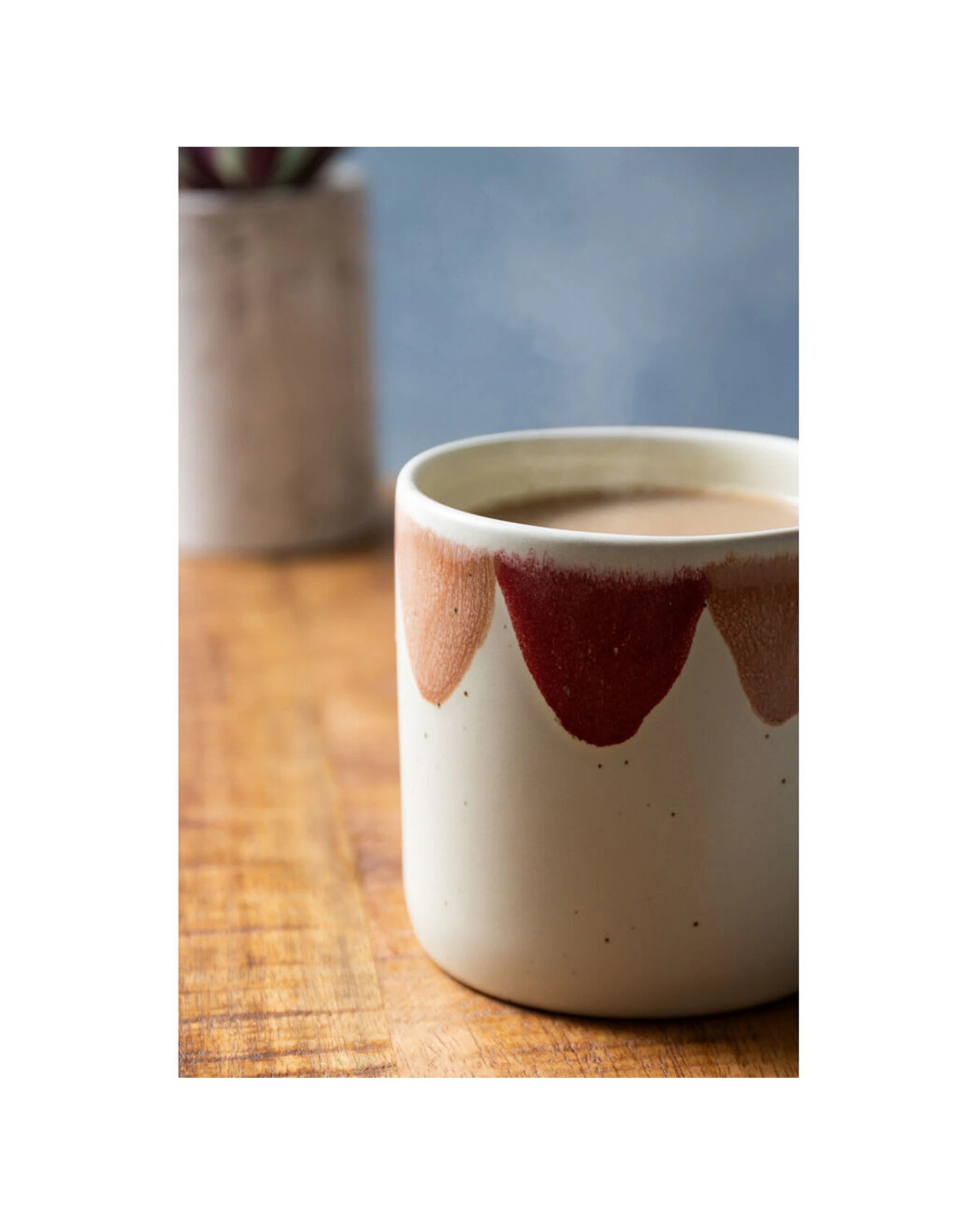 7 Mikasa 6PK Stoneware Coffee Mug Drinkware Scallop Print 380ml Microwave Dishwasher Safe - Multi, 7 of 8