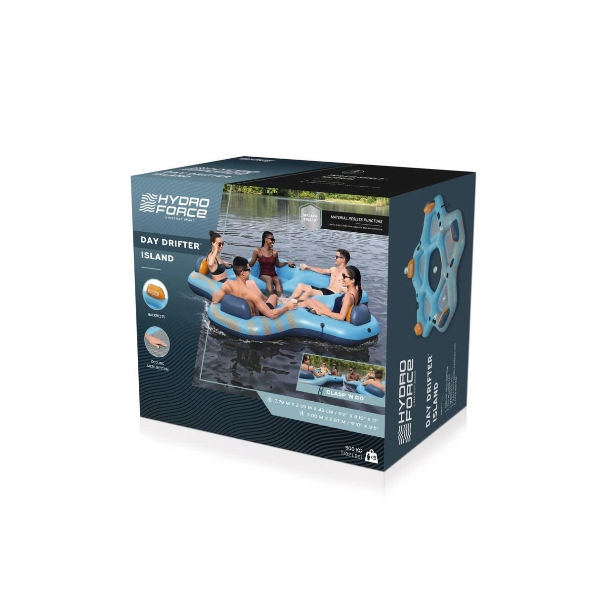 2 Bestway Hydro Force Day Drifter Island, 2 of 3