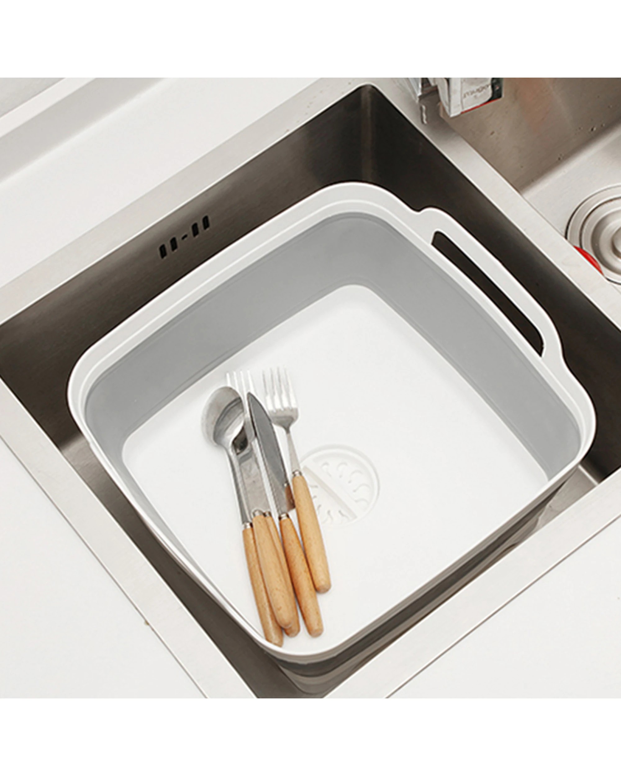 7 BR Home Collapsible Strainer for Fruits and Vegetables with Foldable Design, 7 of 10