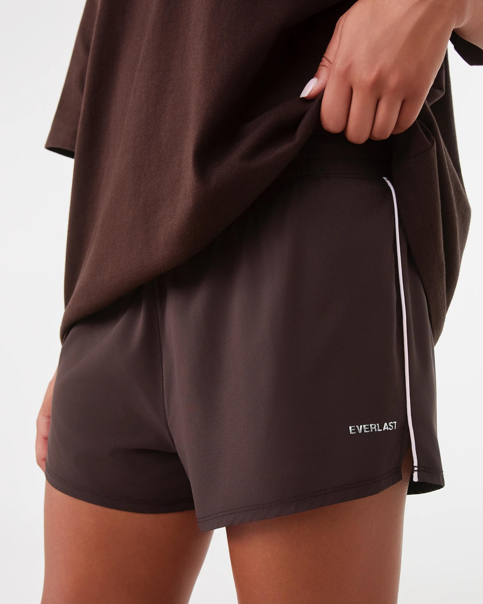 1 Everlast Womens Running Shorts Coffee, 1 of 8