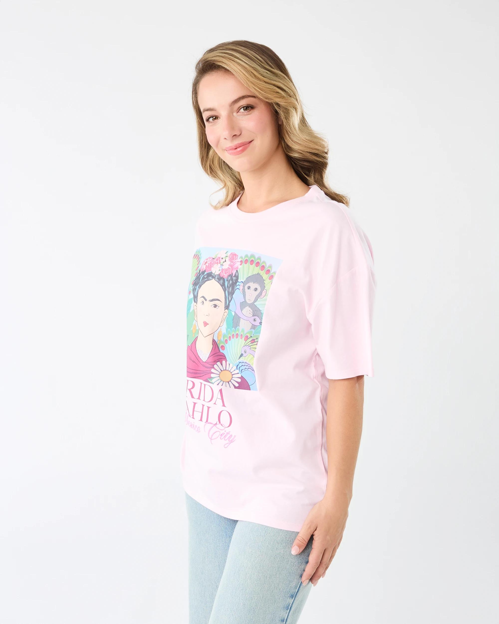 2 Short Sleeve Frida Kahlo License T-shirt Fridakahlo, 2 of 6