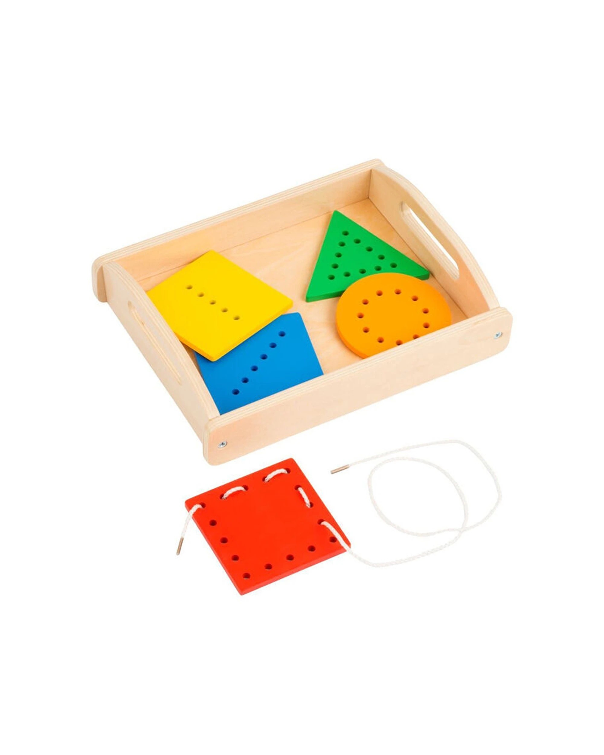 3 EDUCO Lace The String Lacing Toy Motor Skills Toy Educational Toy 0-3Y - Multi, 3 of 3